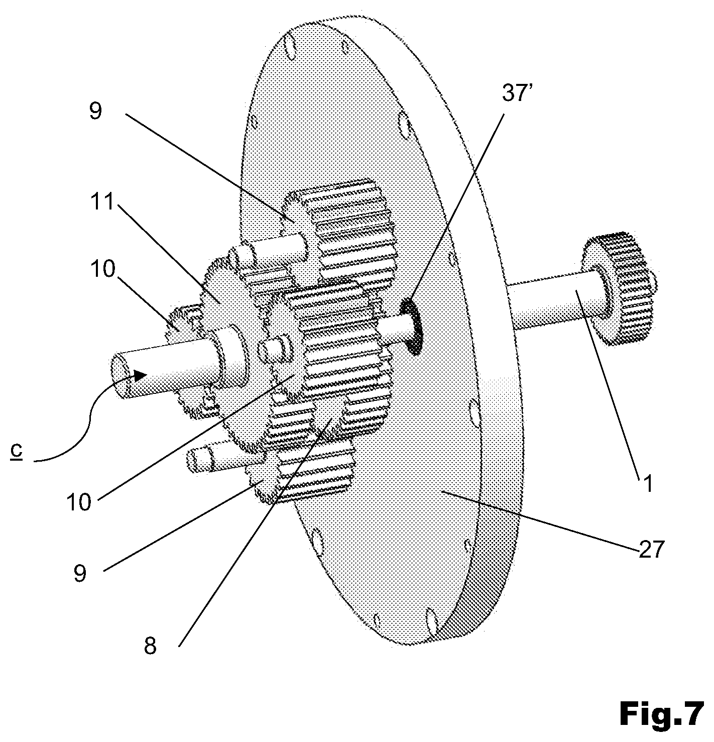 Patent US12504058 Figure 6 – Device for increasing the efficiency of any rotary power generating system with progressive variation