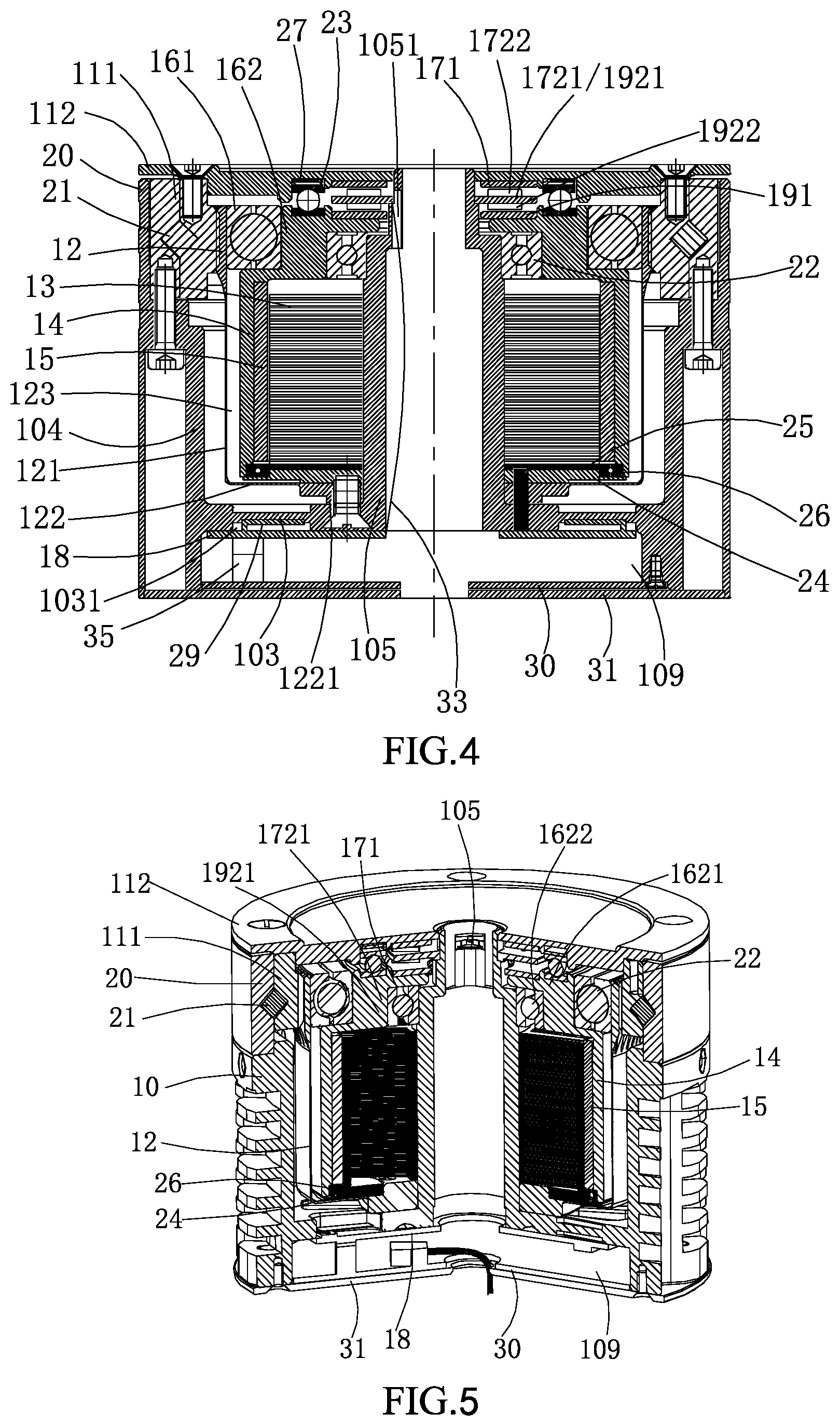 Patent US12504061 Figure 4 – Electric drive module and electric drive equipment for reducing vibration