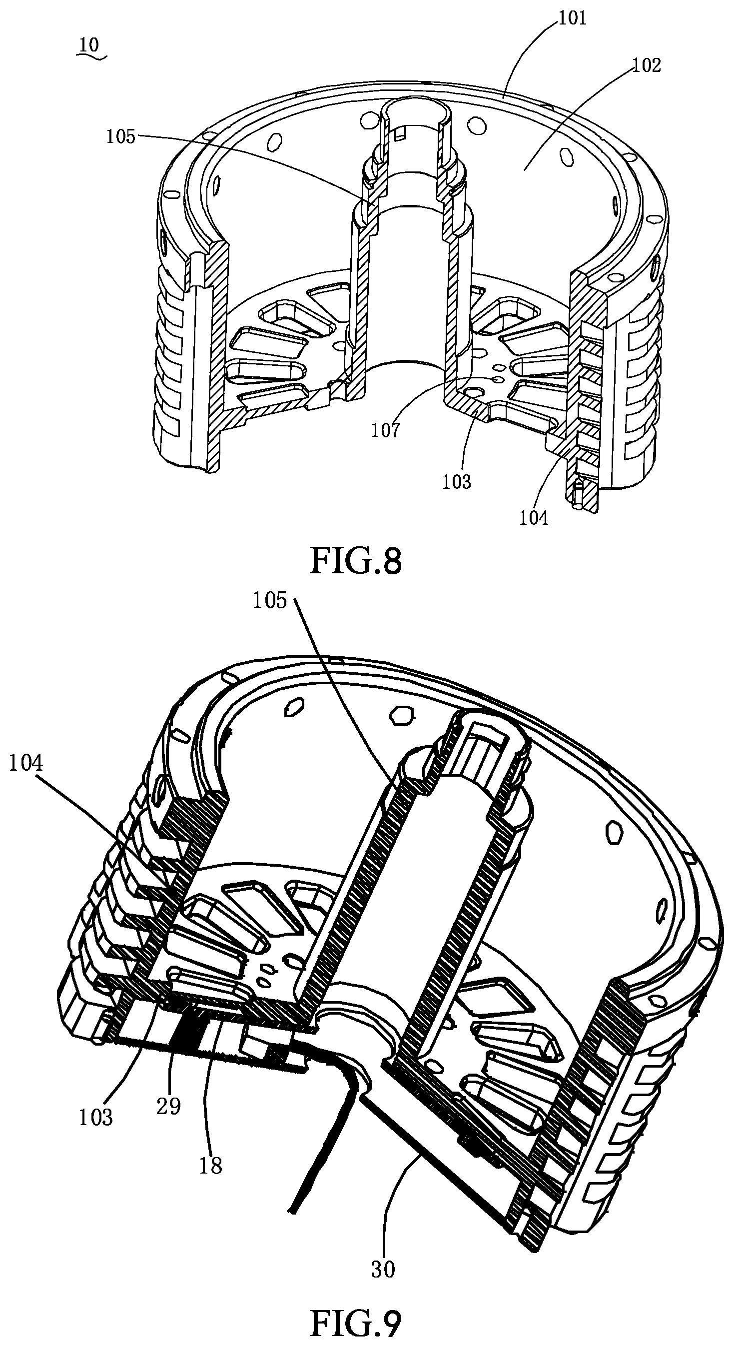 Patent US12504061 Figure 6 – Electric drive module and electric drive equipment for reducing vibration