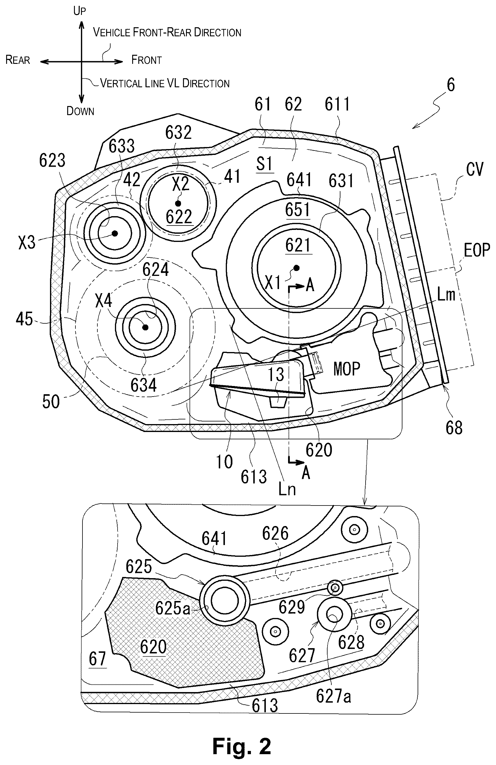 Patent US12504065 Figure 2 – Power transmission device