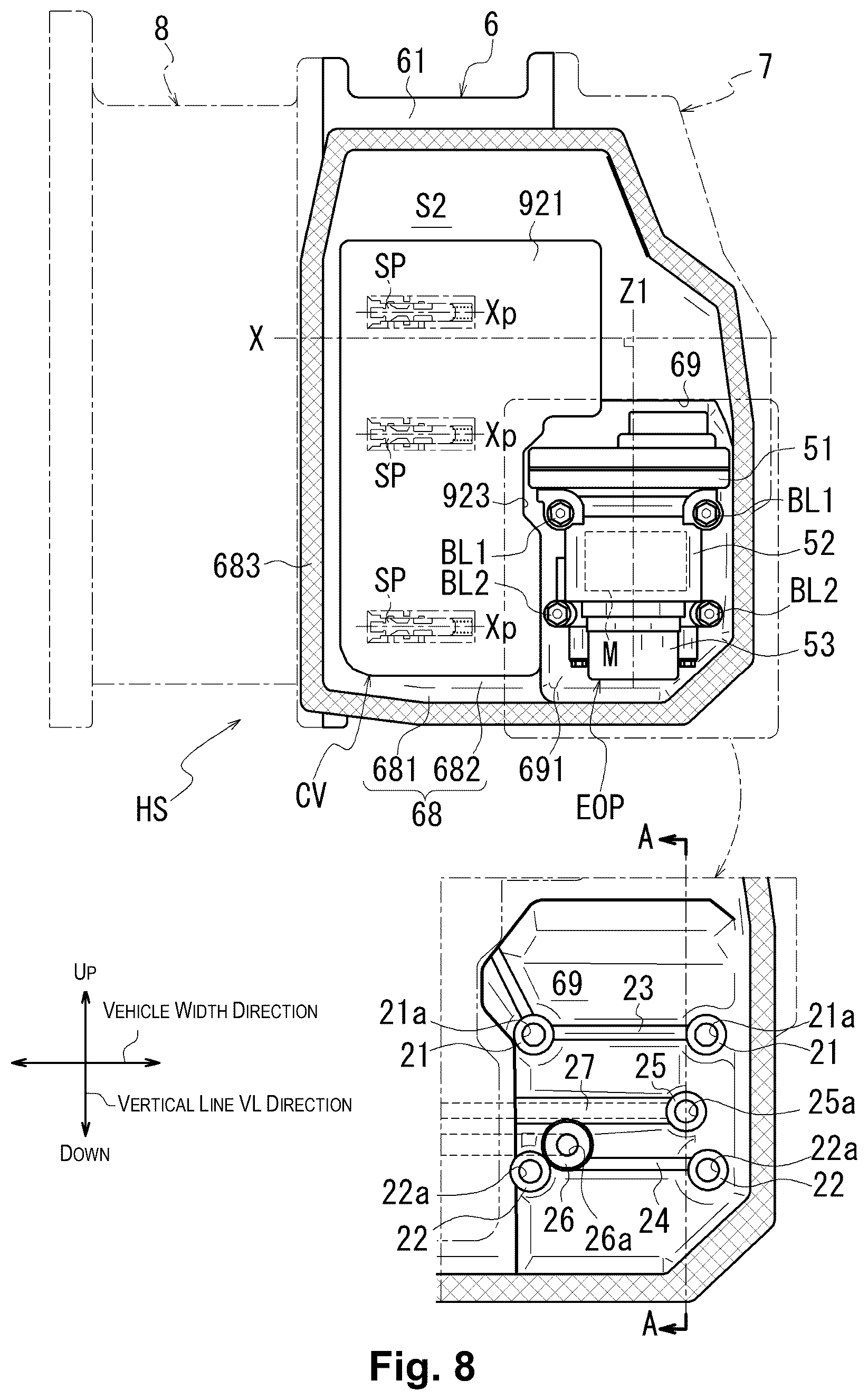Patent US12504065 Figure 6 – Power transmission device