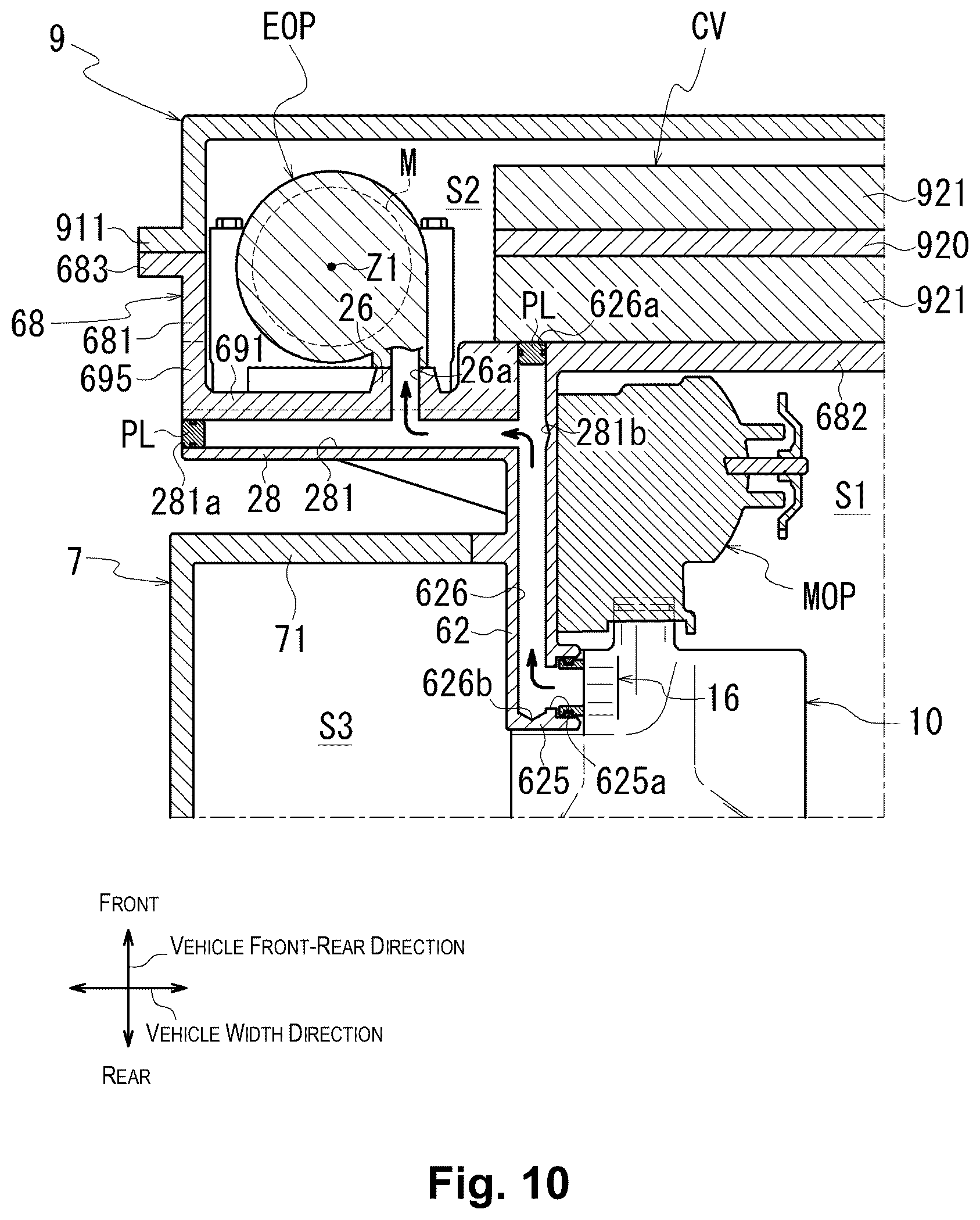 Patent US12504065 Figure 8 – Power transmission device
