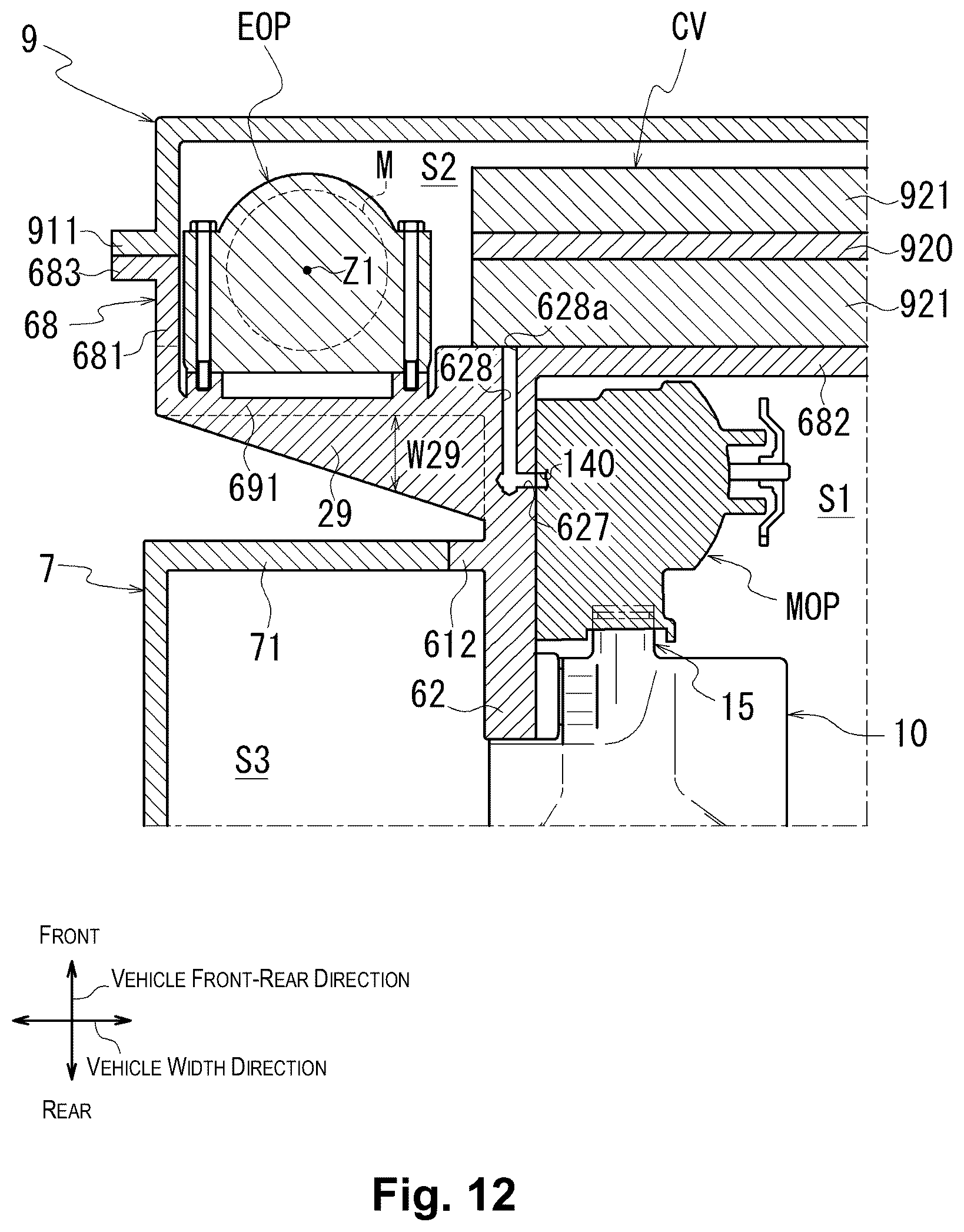 Patent US12504065 Figure 10 – Power transmission device