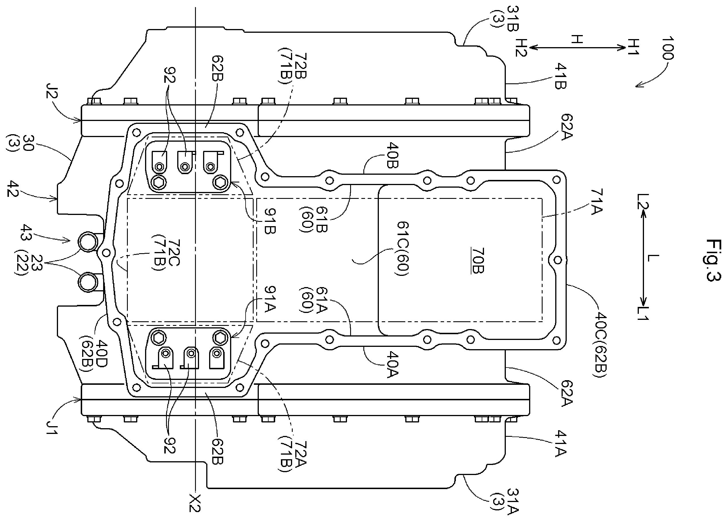 Patent US12504067 Figure 3 – Vehicle drive device