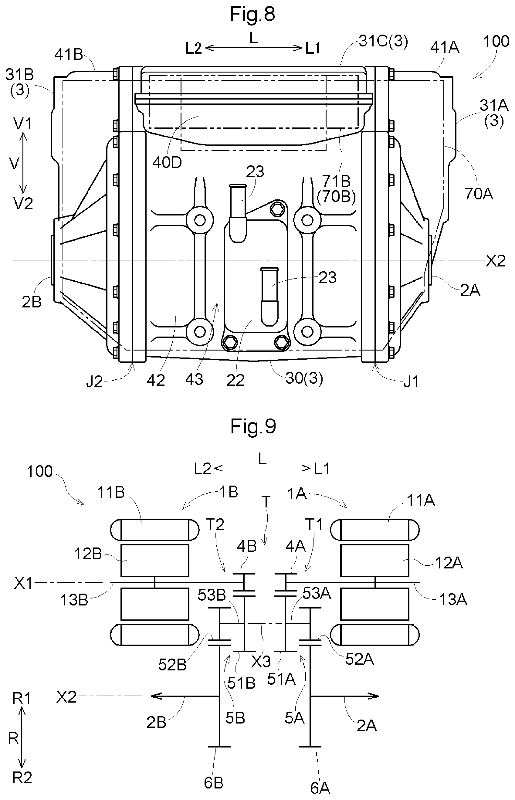 Patent US12504067 Figure 8 – Vehicle drive device
