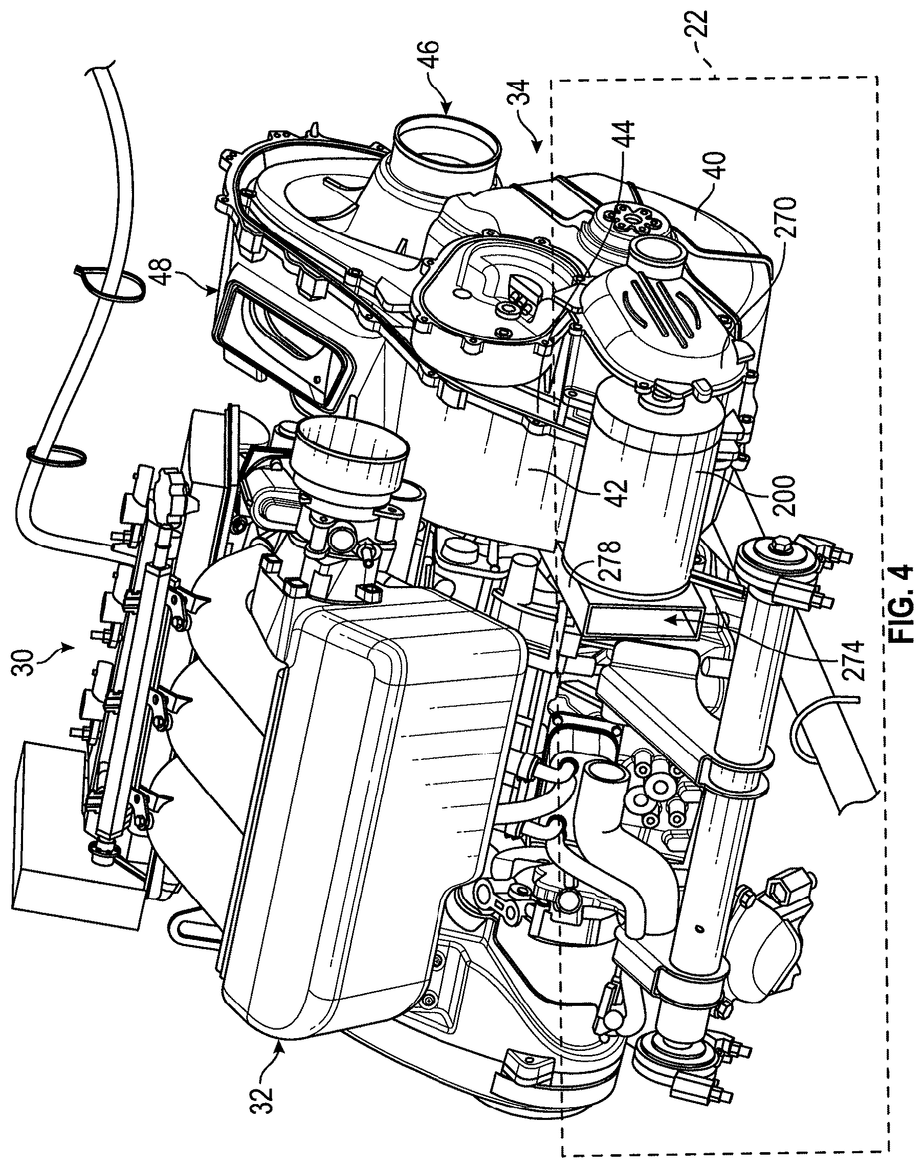 Patent US12504070 Figure 3 – Electronically-controlled continuously variable transmission for a utility vehicle