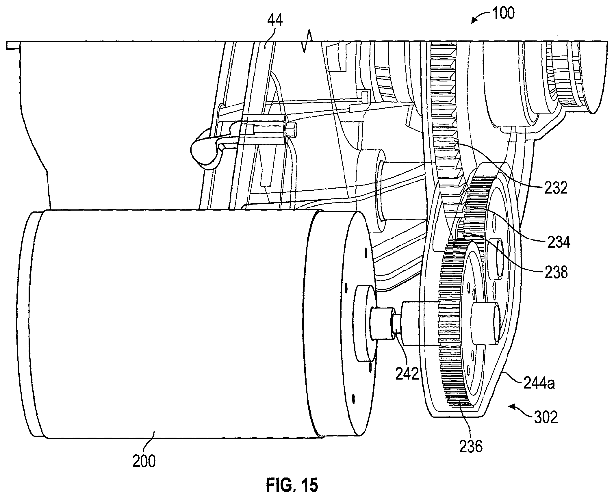 Patent US12504070 Figure 11 – Electronically-controlled continuously variable transmission for a utility vehicle