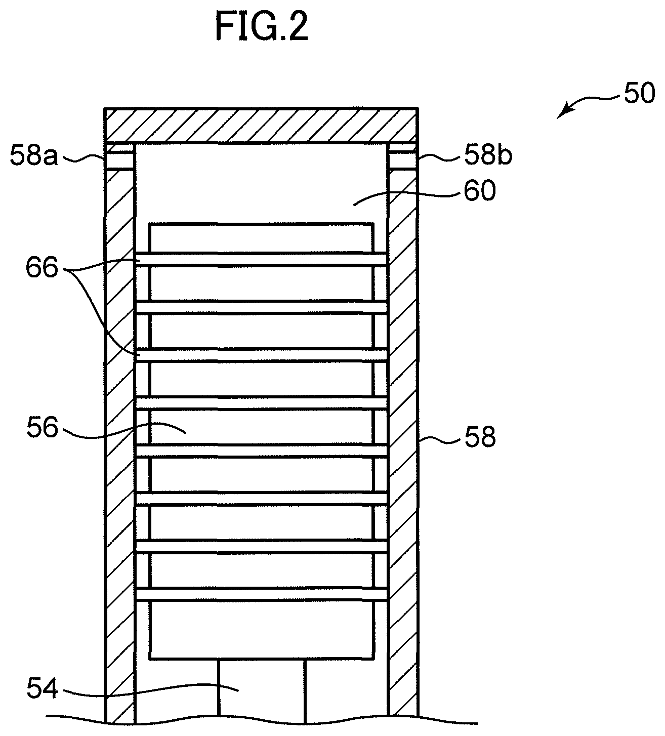 Patent US12504072 Figure 2 – Piston ring, piston ring assembly, and reciprocating compressor