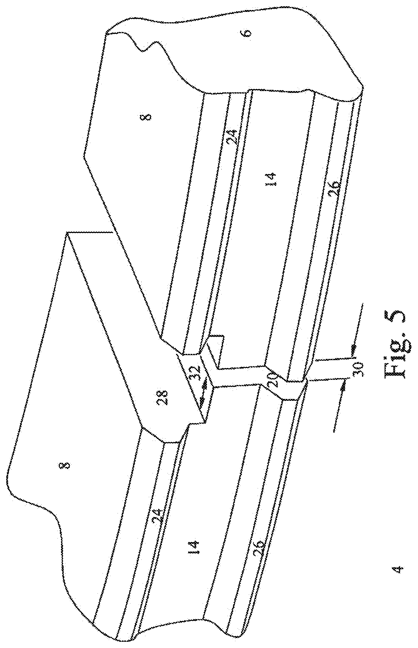 Patent US12504073 Figure 5 – Oil scraper ring and piston ring set for an internal combustion engine