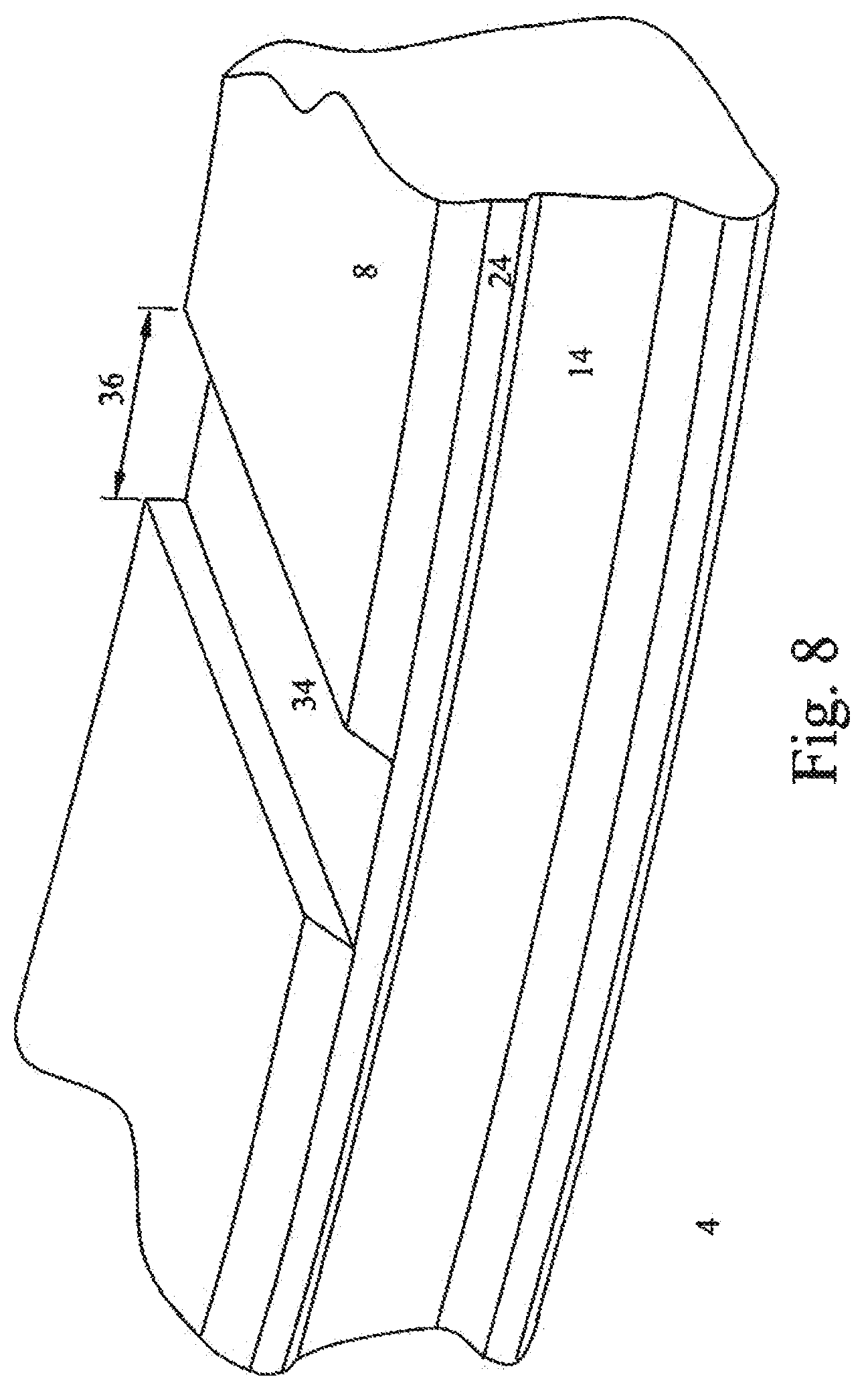 Patent US12504073 Figure 8 – Oil scraper ring and piston ring set for an internal combustion engine