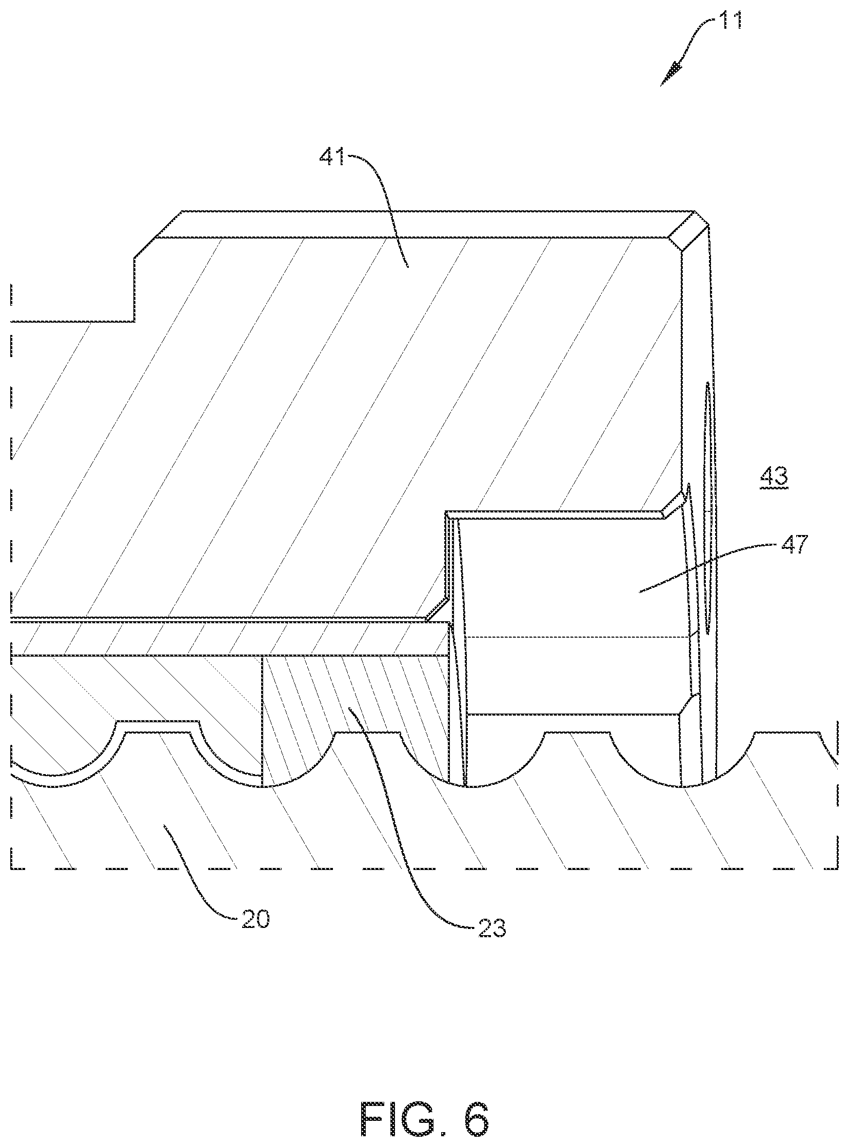 Patent US12504076 Figure 6 – Wiper seal for a ball screw actuator