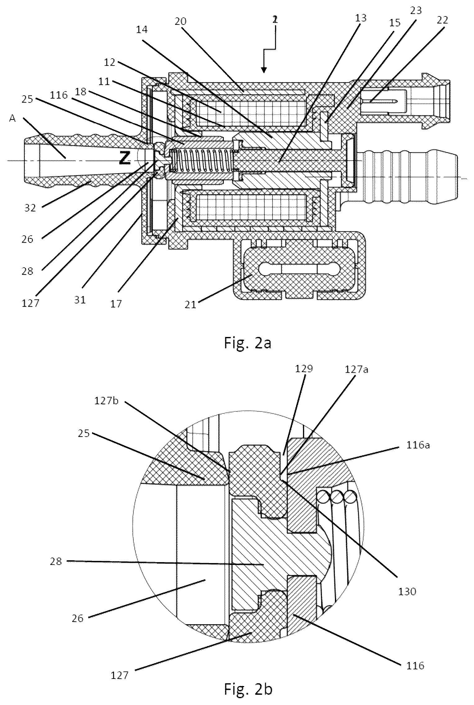 Patent US12504079 Figure 2 – Valve for regulating and/or controlling mass flows
