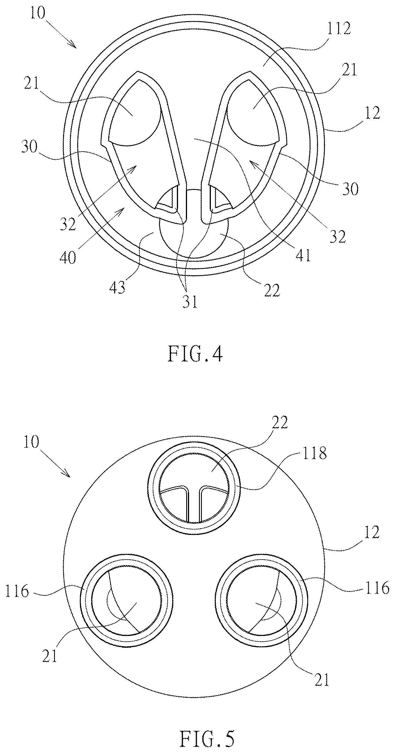 Patent US12504081 Figure 4 – High-flow reverse water inlet cartridge seat