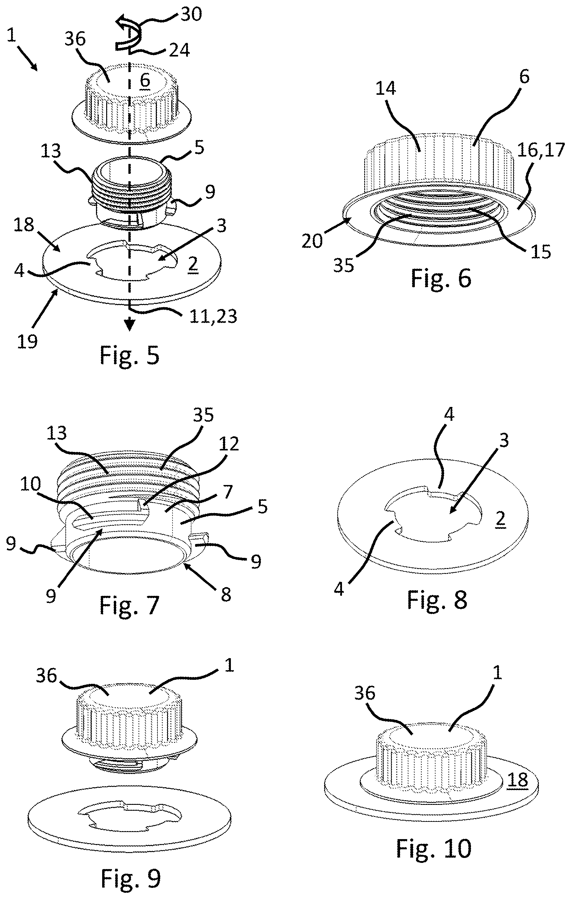 Patent US12504082 Figure 3 – Valve device, valve housing and universal valve housing