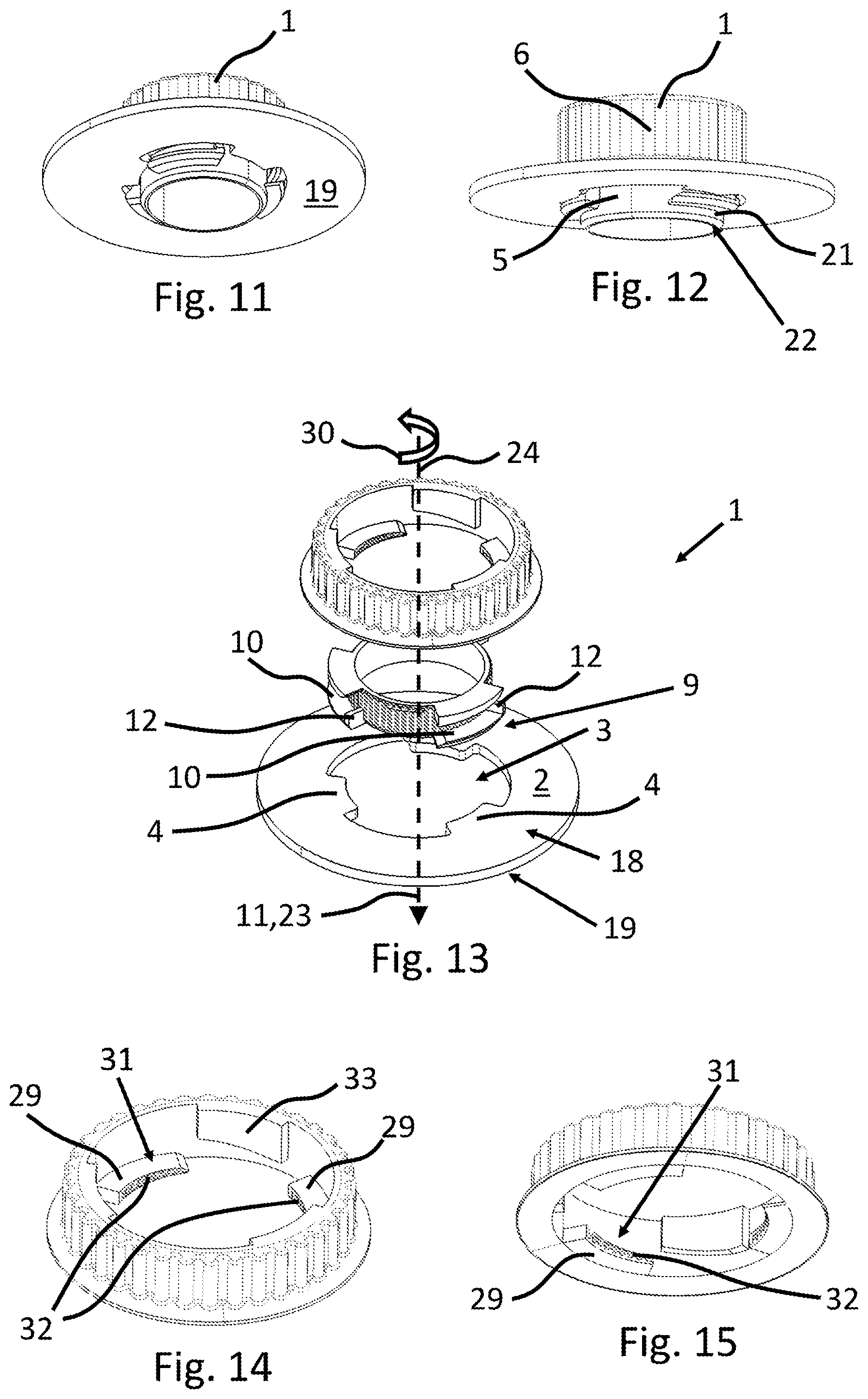 Patent US12504082 Figure 4 – Valve device, valve housing and universal valve housing