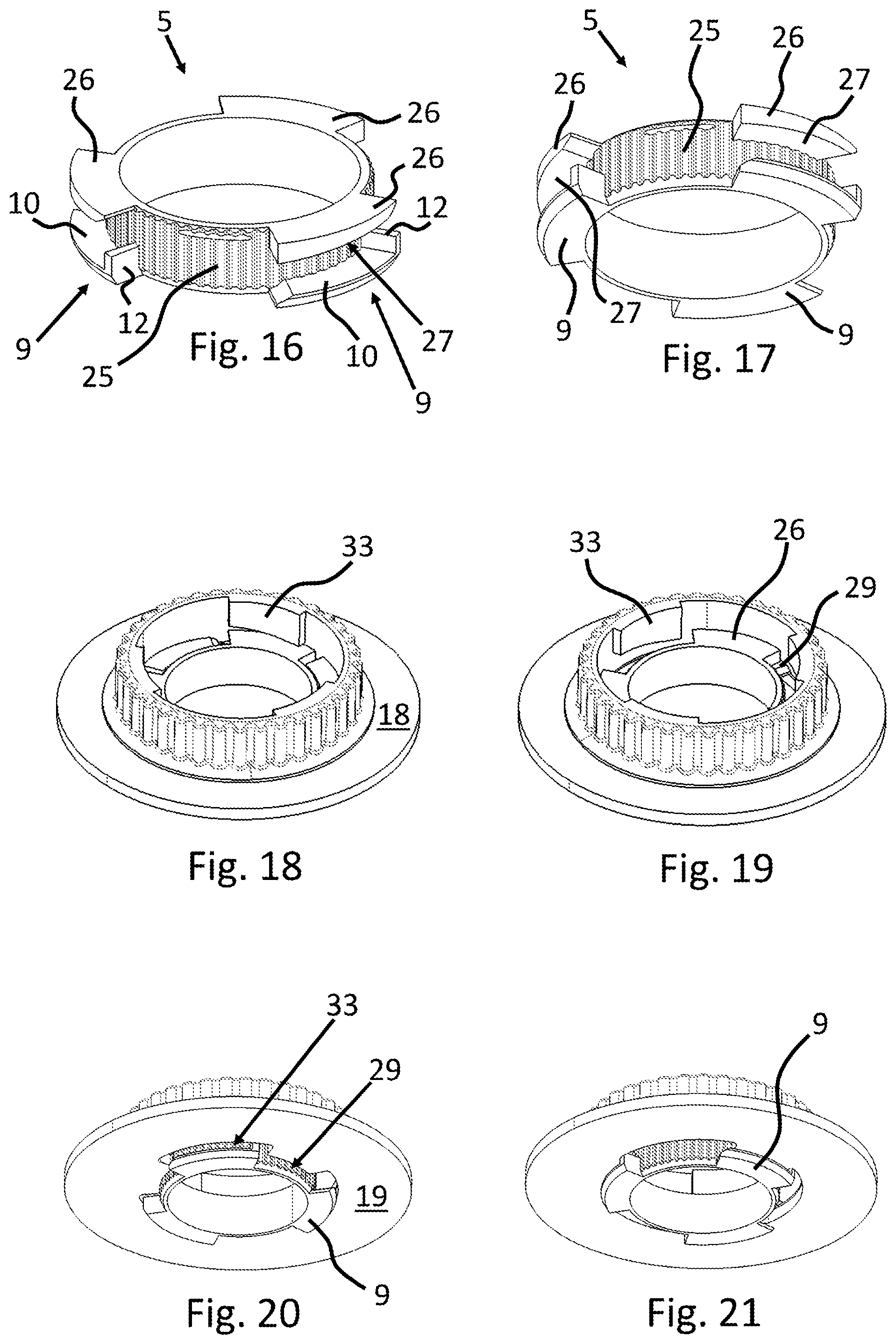 Patent US12504082 Figure 5 – Valve device, valve housing and universal valve housing