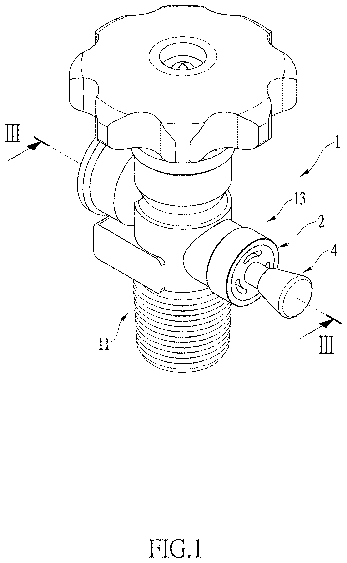 Patent US12504084 — Excess flow valve with self-resetting function — Figure 1