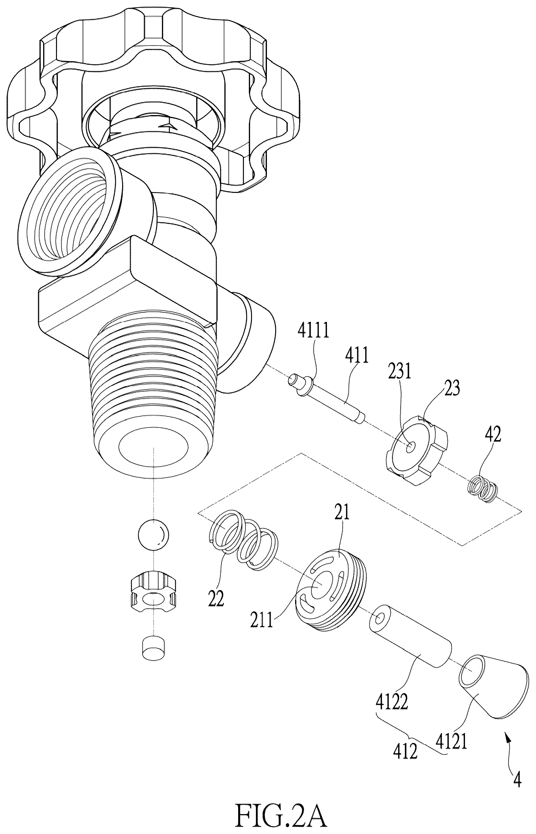 Patent US12504084 Figure 3 – Excess flow valve with self-resetting function
