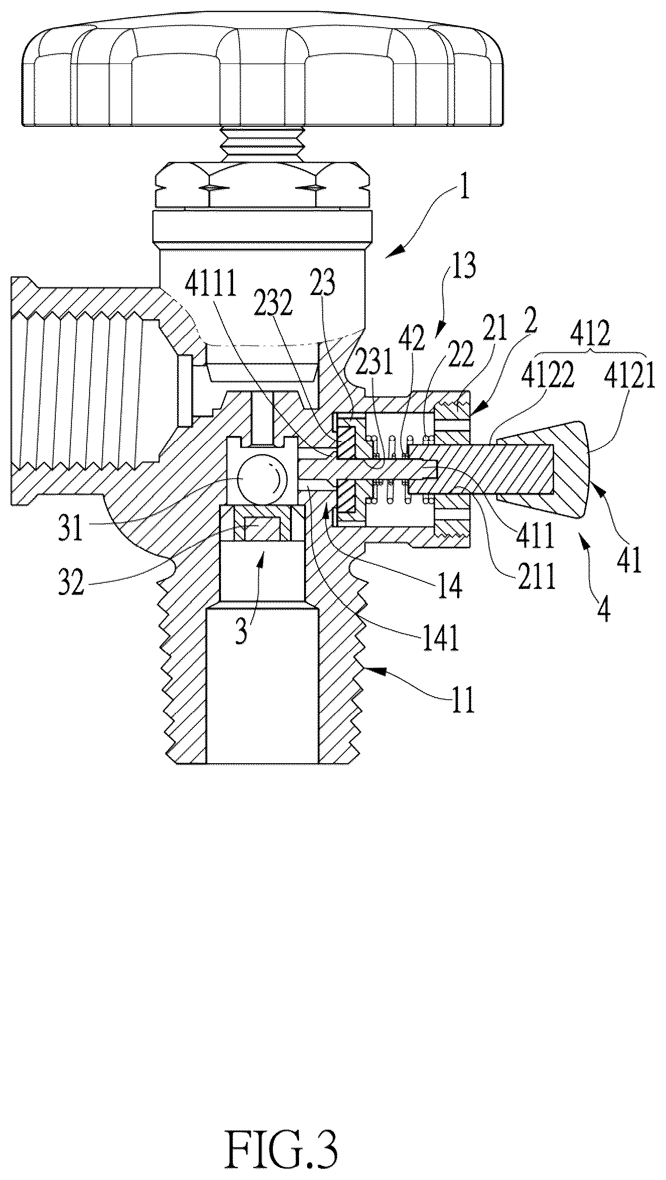 Patent US12504084 Figure 4 – Excess flow valve with self-resetting function