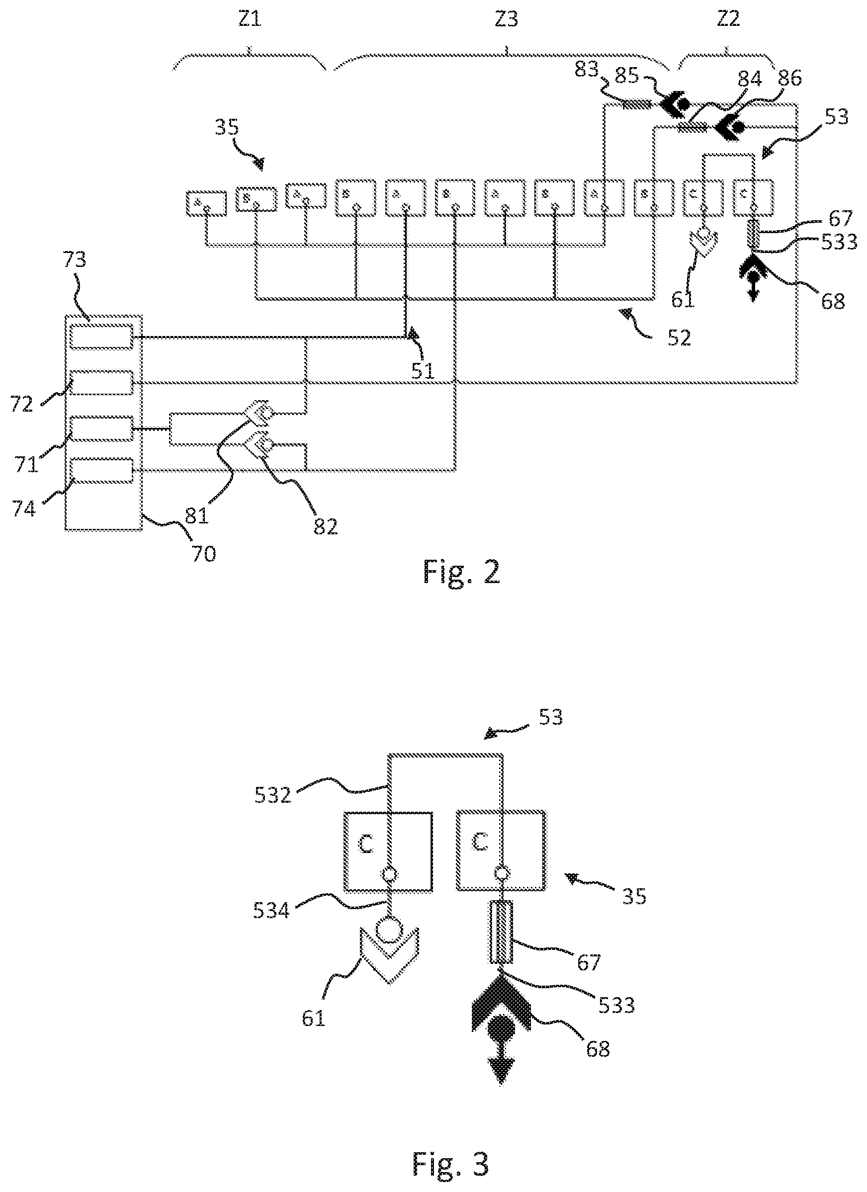 Patent US12504086 Figure 2 – Pneumatic connector assembly, inflatable mattress and patient support apparatus