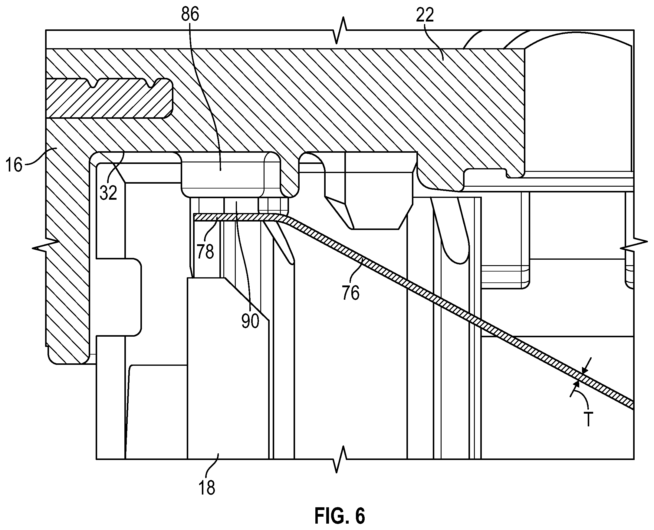 Patent US12504087 Figure 5 – Valve assembly and a method of forming the valve assembly