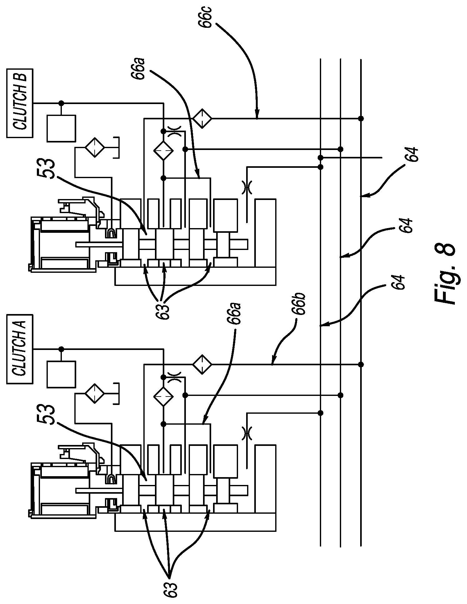 Patent US12504089 Figure 8 – Unitized valve body having flow passages