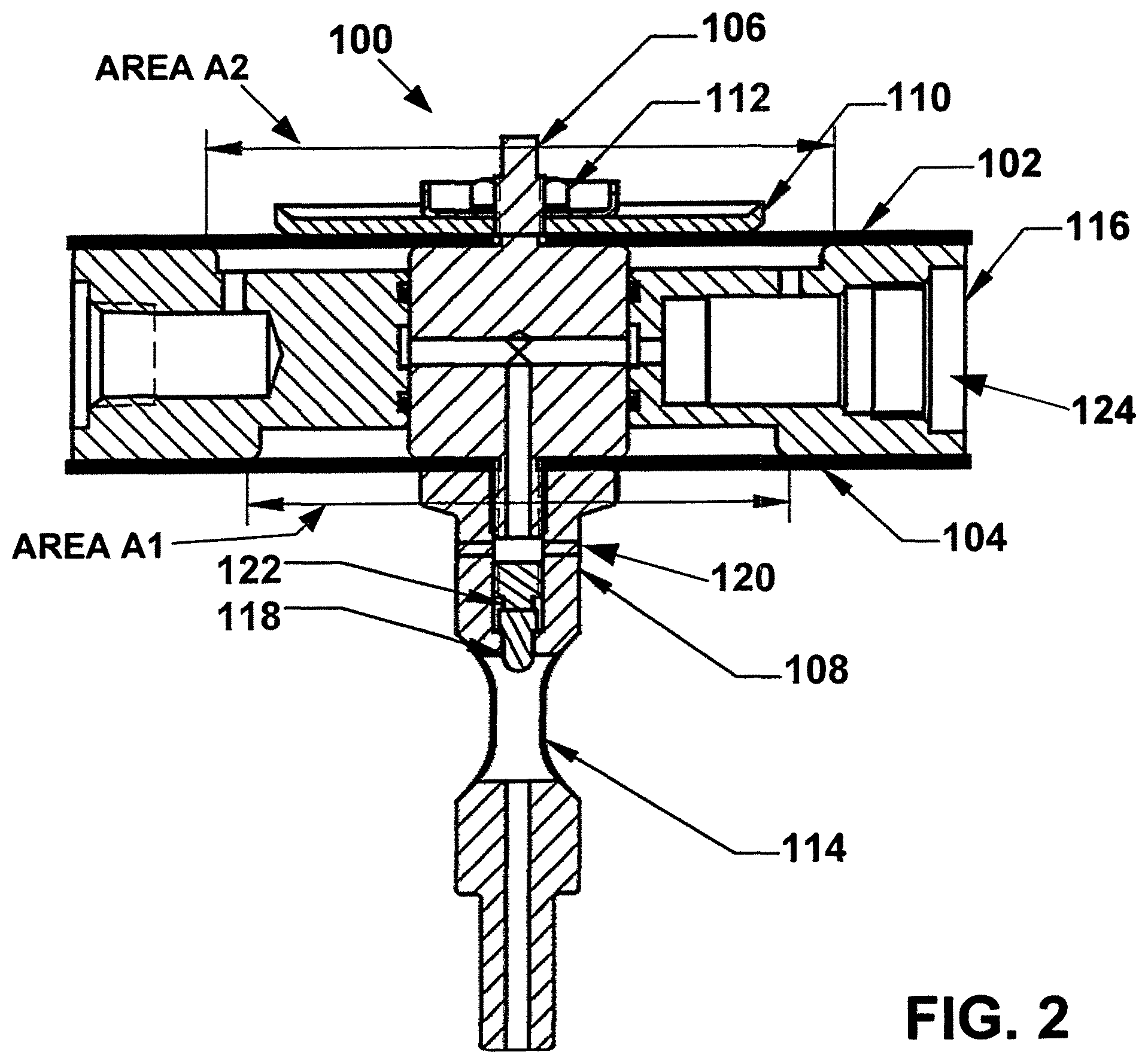 Patent US12504090 Figure 2 – Slam shut thermally triggered valve
