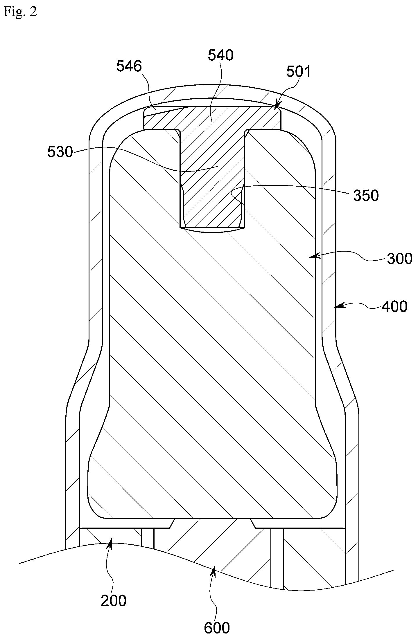 Patent US12504093 Figure 2 – Noise reduction member and solenoid valve for brake system with the same