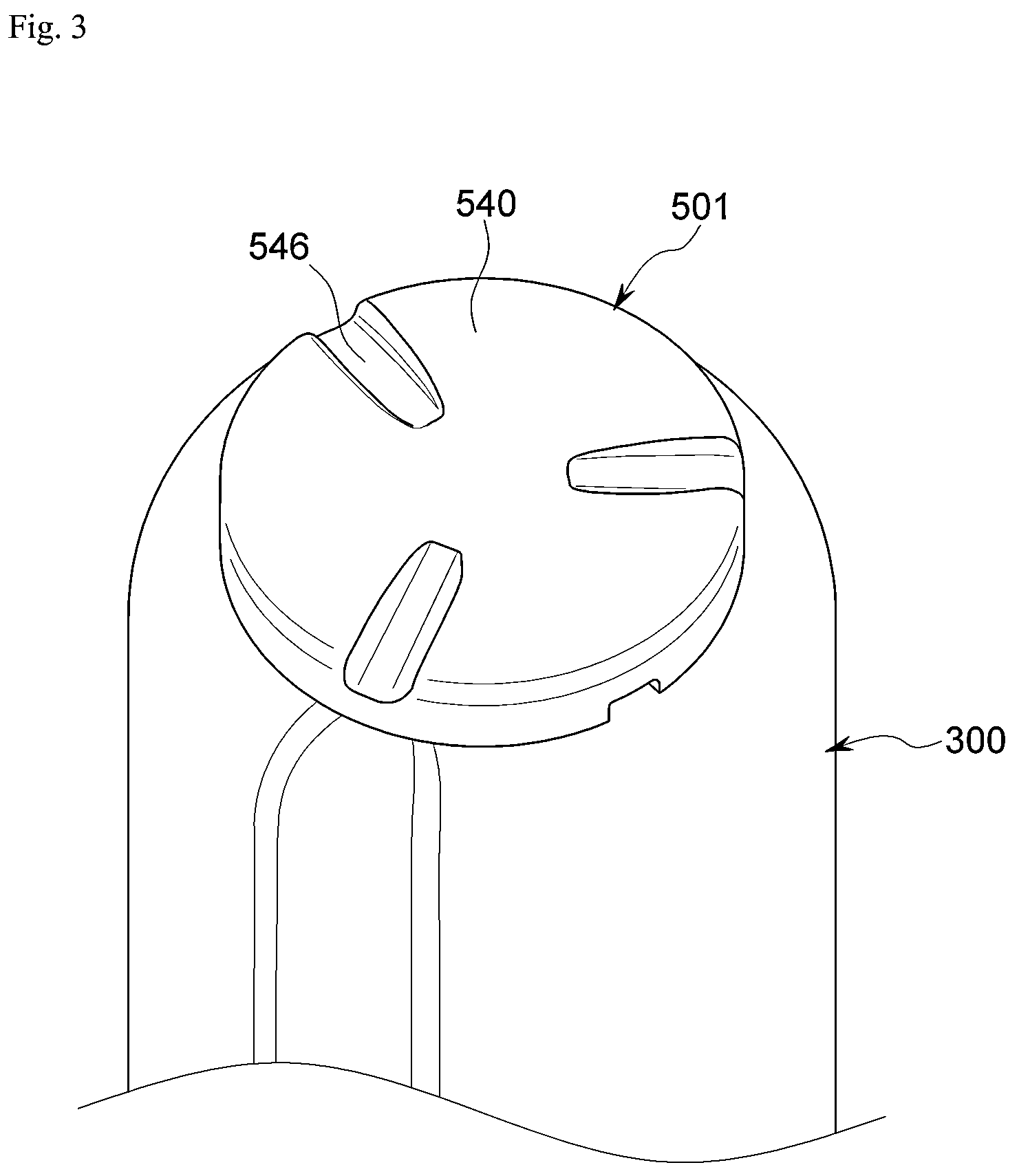 Patent US12504093 Figure 3 – Noise reduction member and solenoid valve for brake system with the same