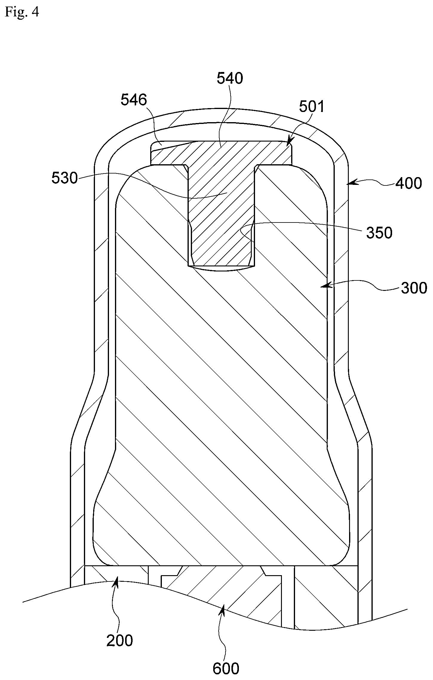 Patent US12504093 Figure 4 – Noise reduction member and solenoid valve for brake system with the same