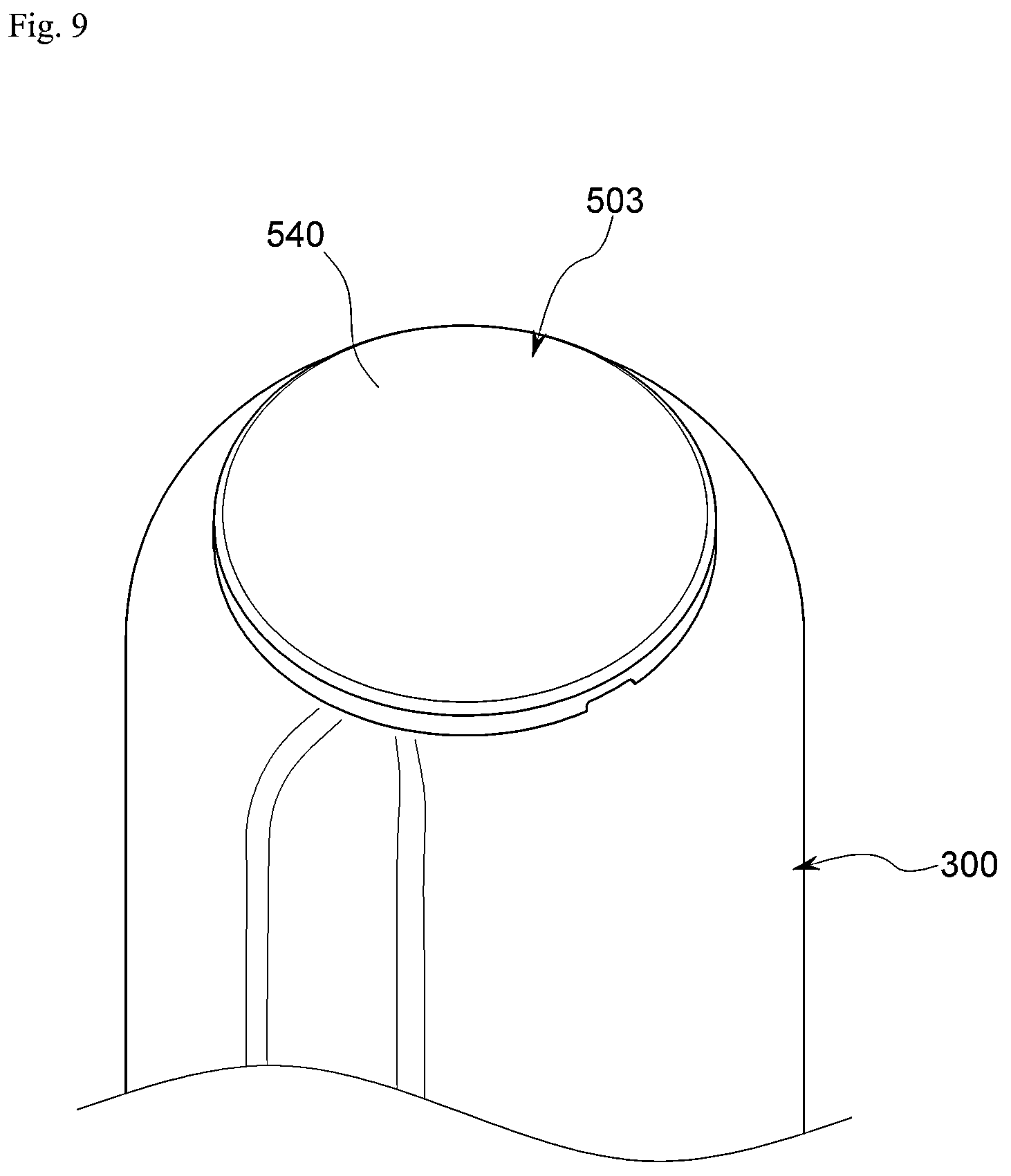 Patent US12504093 Figure 9 – Noise reduction member and solenoid valve for brake system with the same