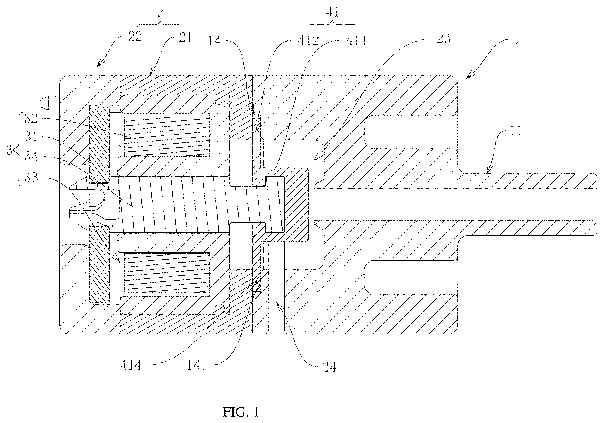 Patent US12504095 Figure 1 – Snap action assembly and a normally open valve using the same