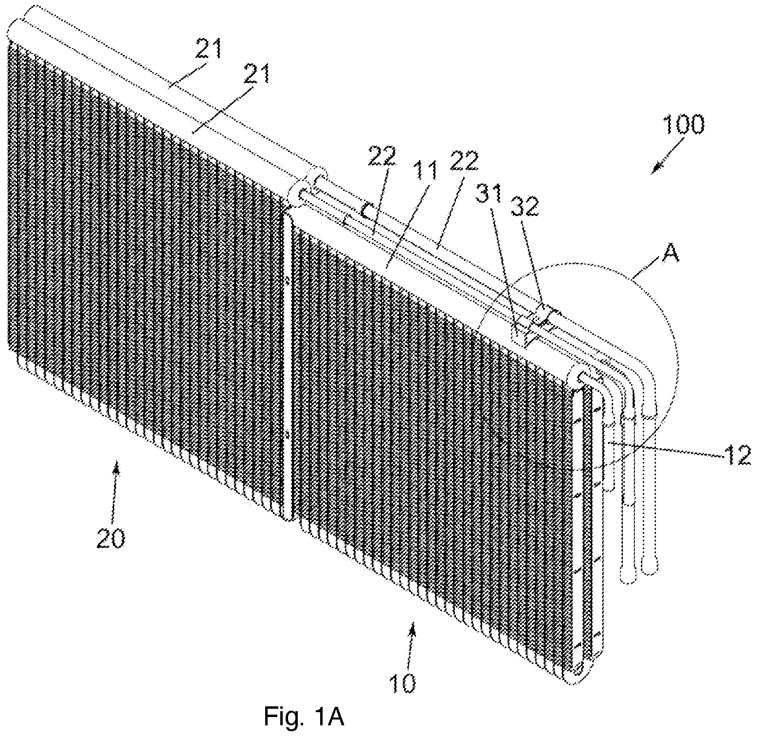 Patent US12504099 — Pipe clamp assembly and heat exchanger having same — Figure 1