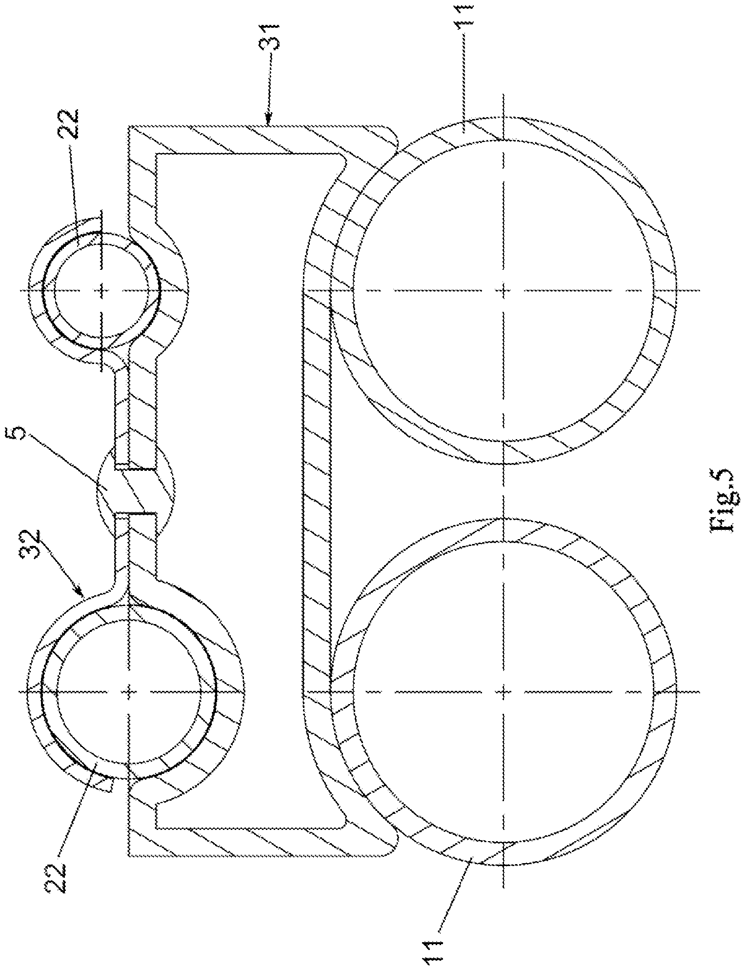 Patent US12504099 Figure 6 – Pipe clamp assembly and heat exchanger having same