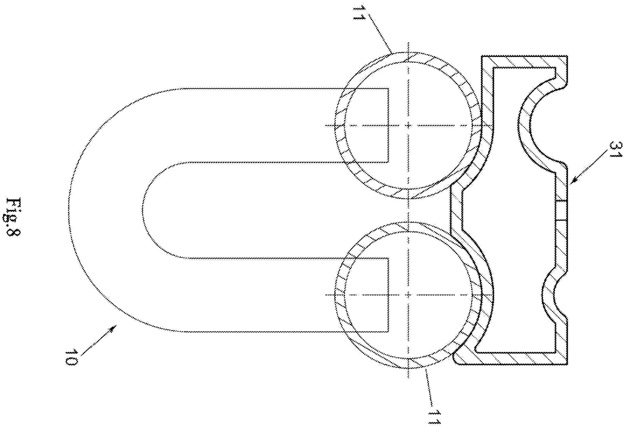 Patent US12504099 Figure 9 – Pipe clamp assembly and heat exchanger having same