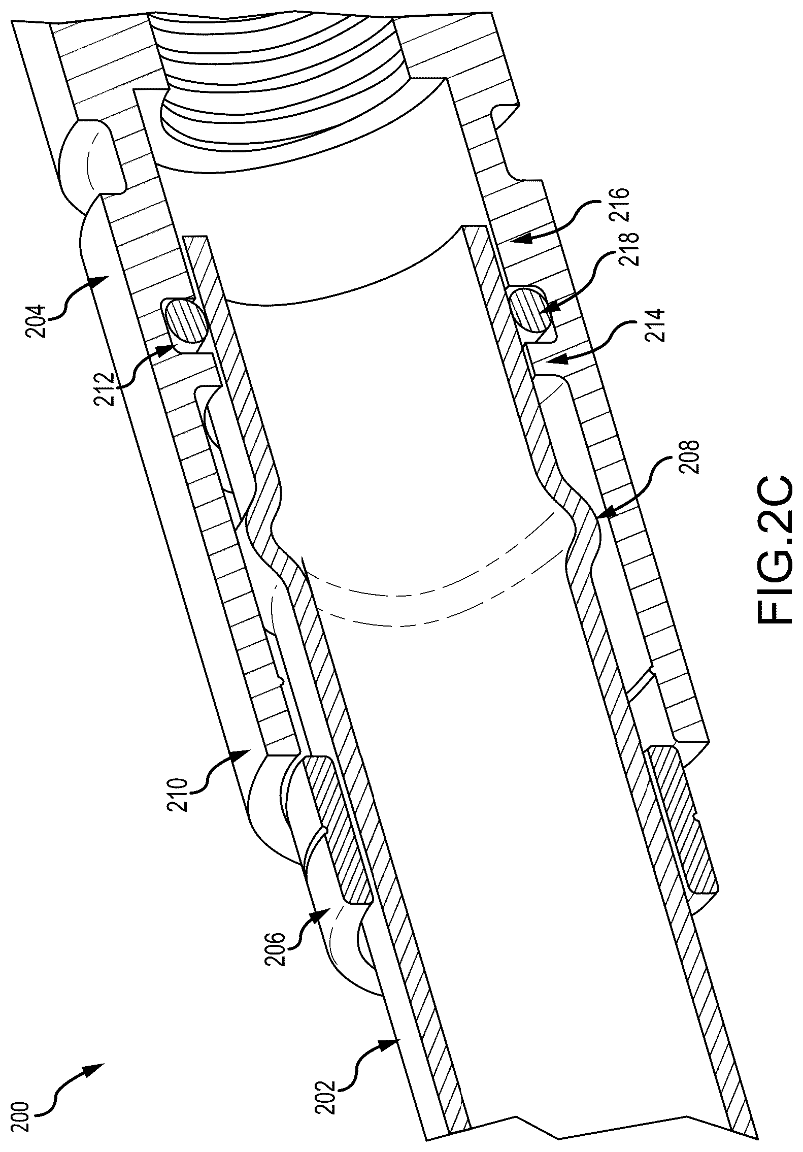Patent US12504106 Figure 5 – Low clearance fluid coupling