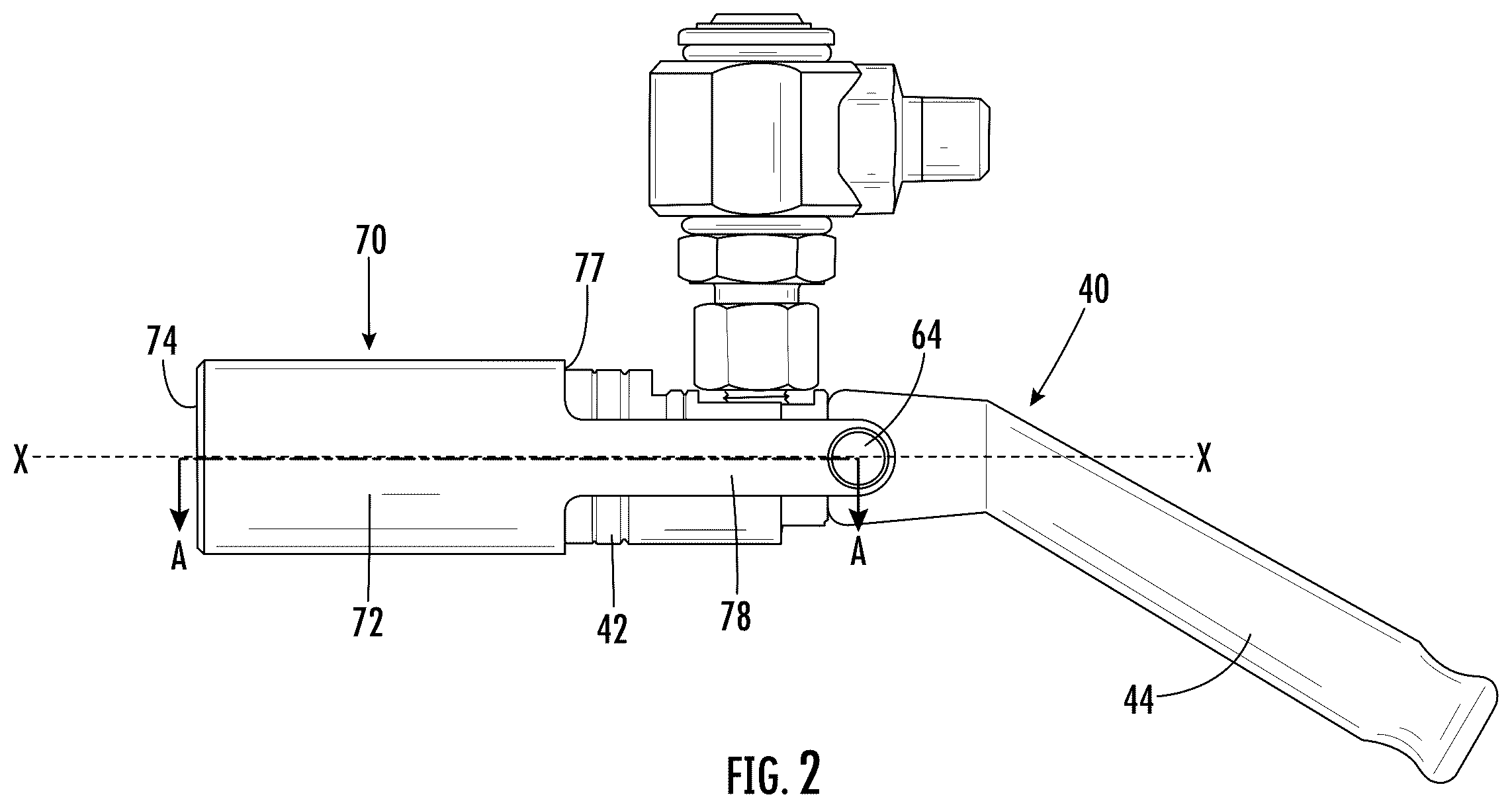 Patent US12504107 Figure 2 – Quick disconnect adapter