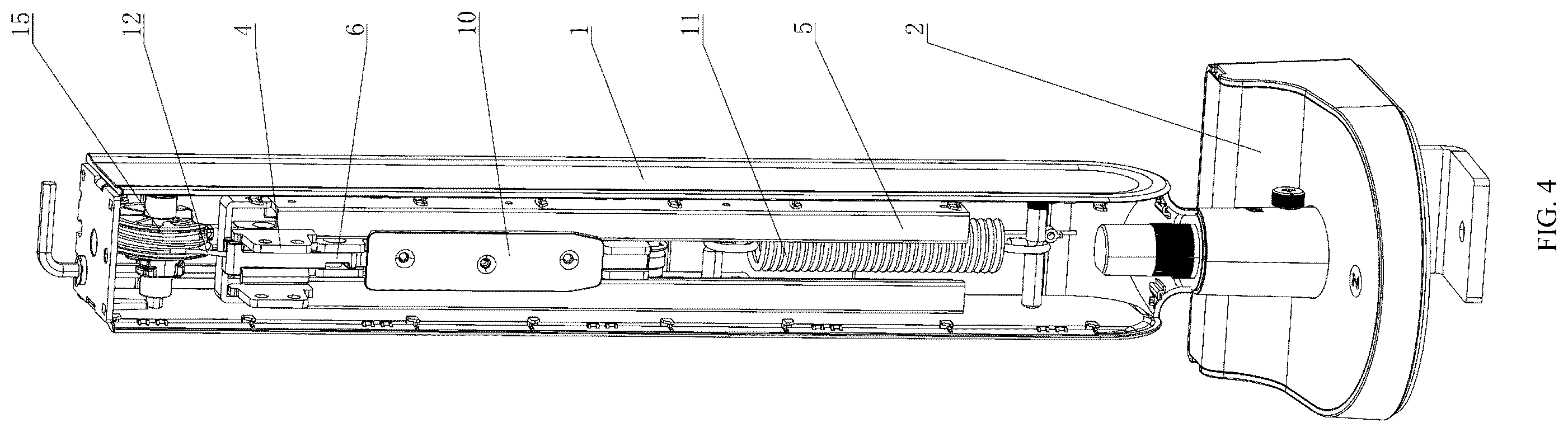 Patent US12504110 Figure 4 – Display support facilitating multi-directional adjustment and being telescopic