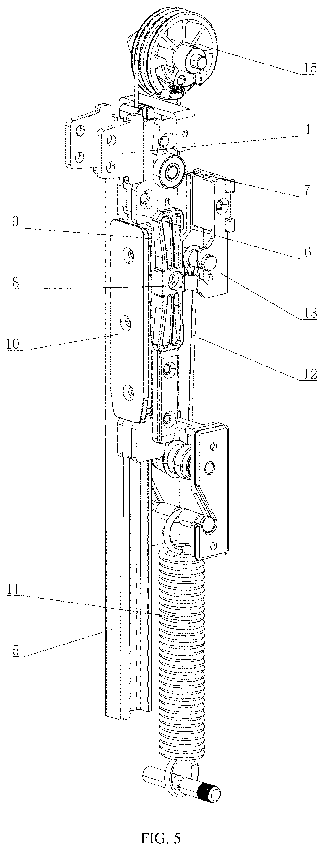 Patent US12504110 Figure 5 – Display support facilitating multi-directional adjustment and being telescopic