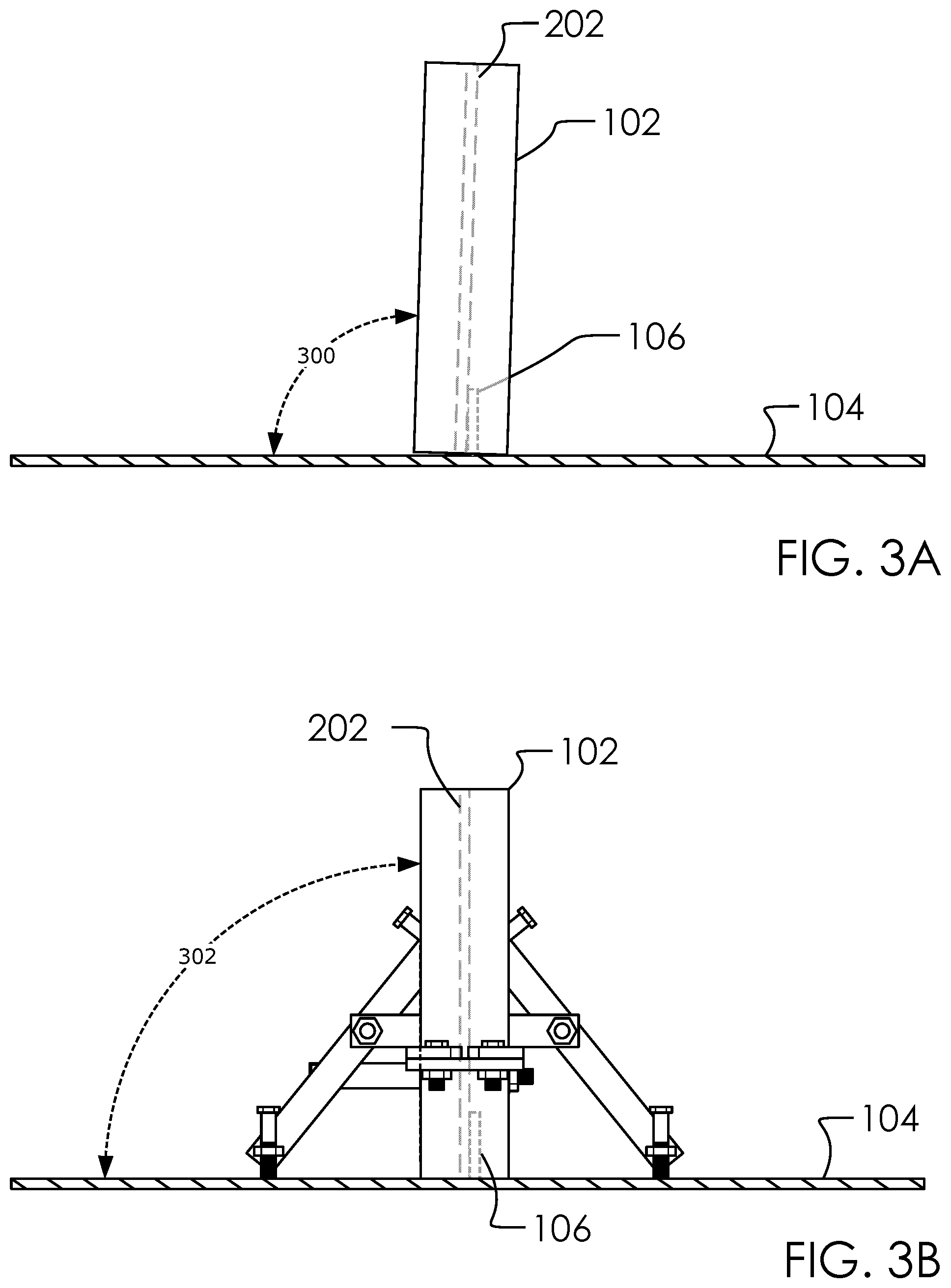 Patent US12504111 Figure 3 – I-beam support system and method of use