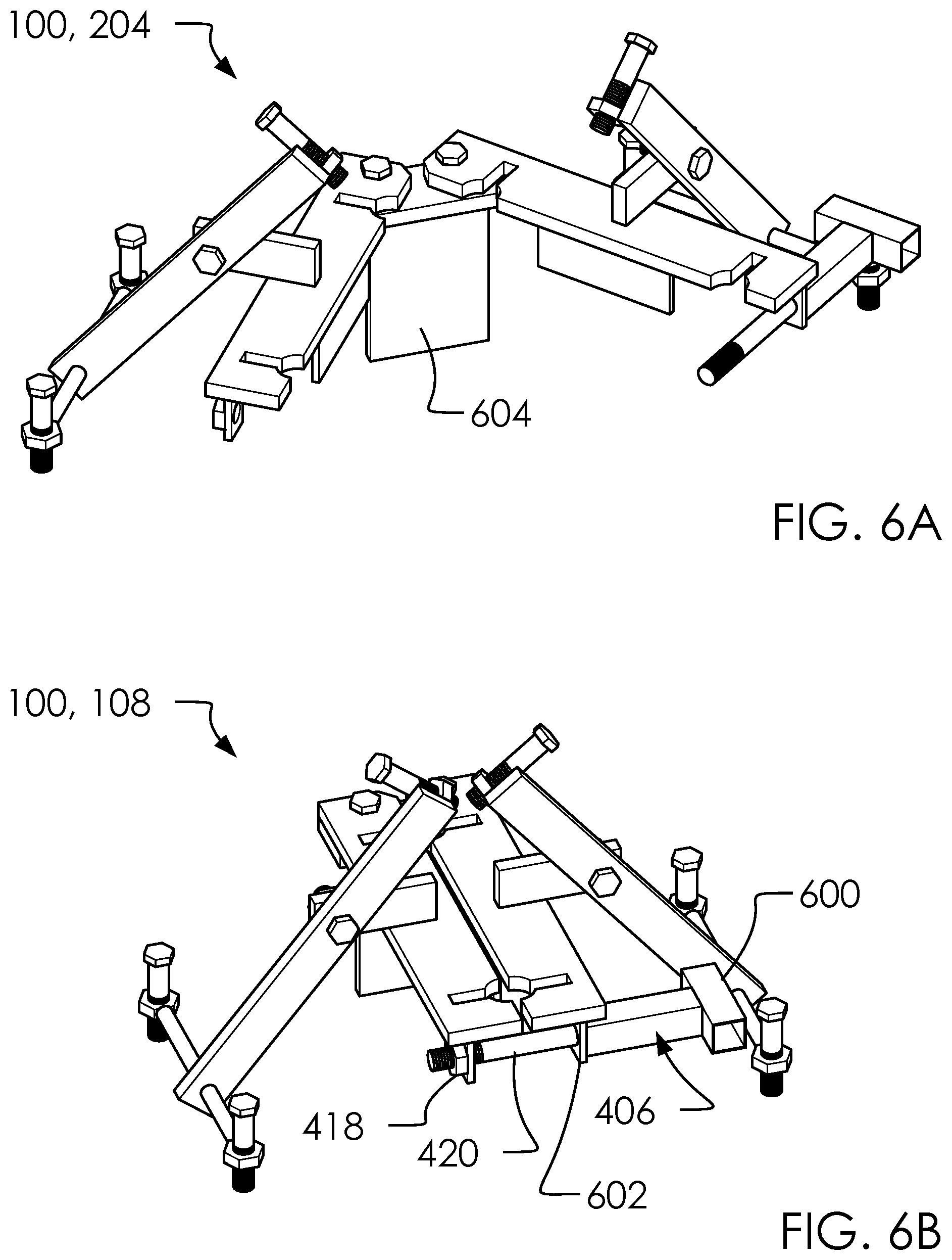 Patent US12504111 Figure 6 – I-beam support system and method of use