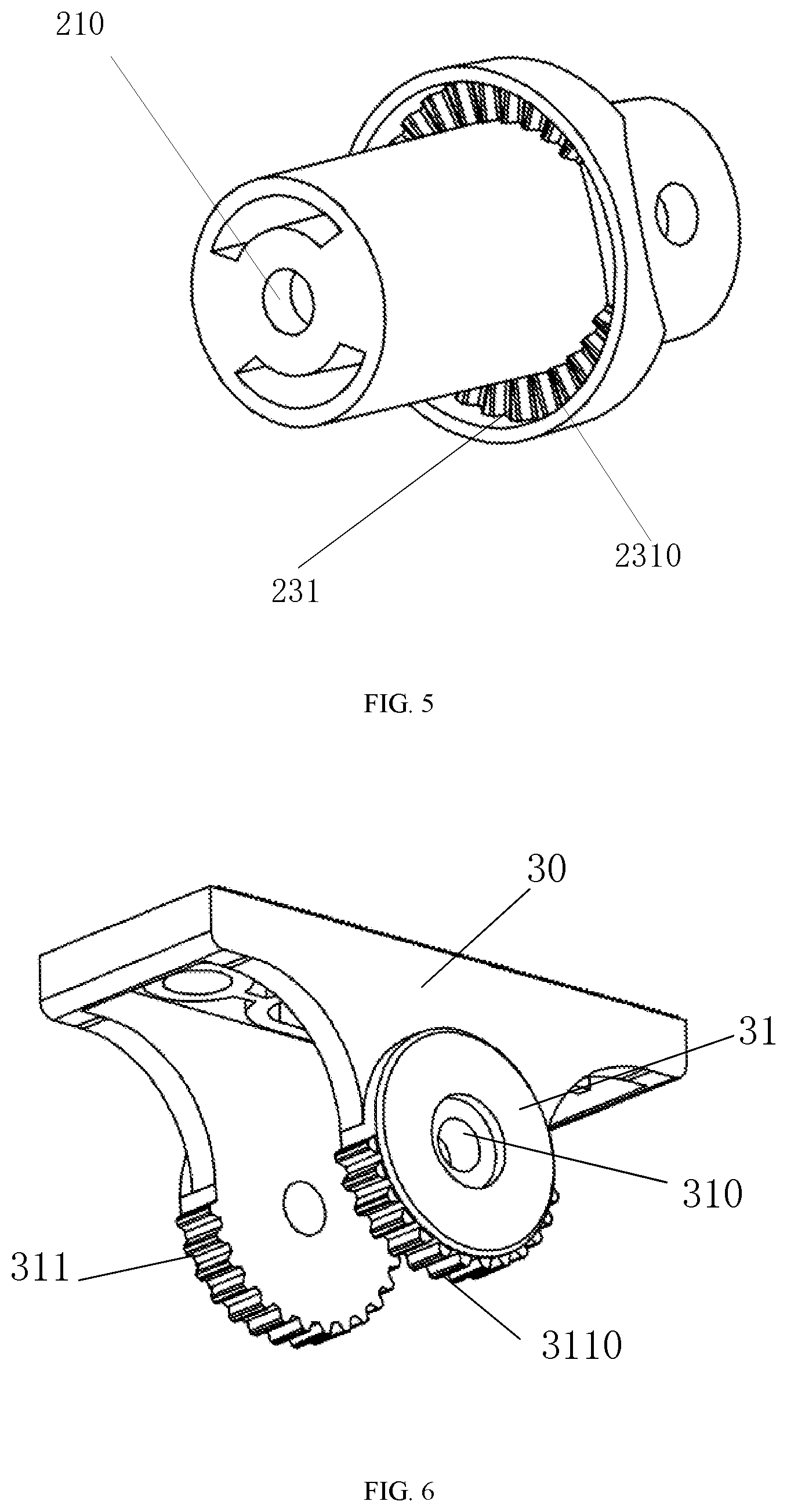 Patent US12504113 Figure 4 – Multidirectional adjustment support and camera device