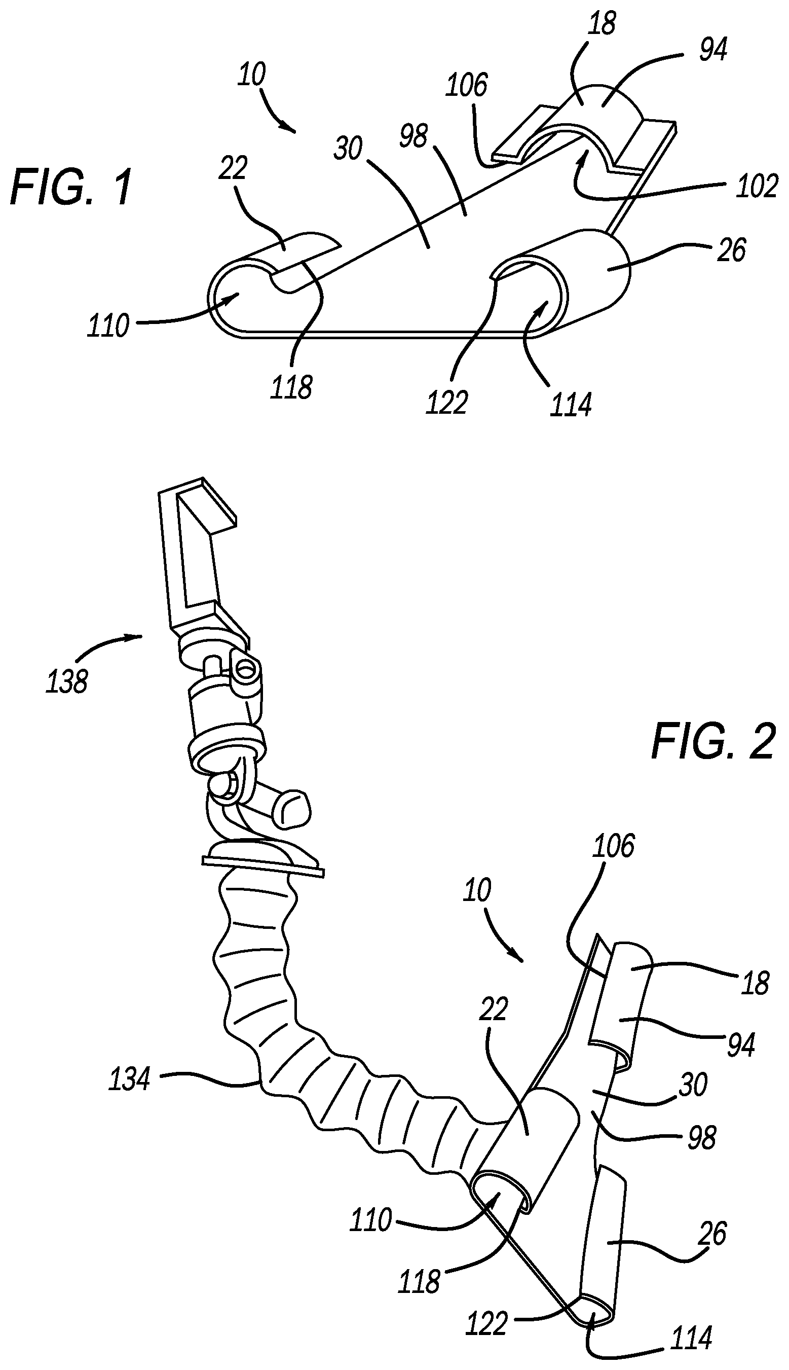 Patent US12504116 Figure 1 – Accessory support for hunting saddle
