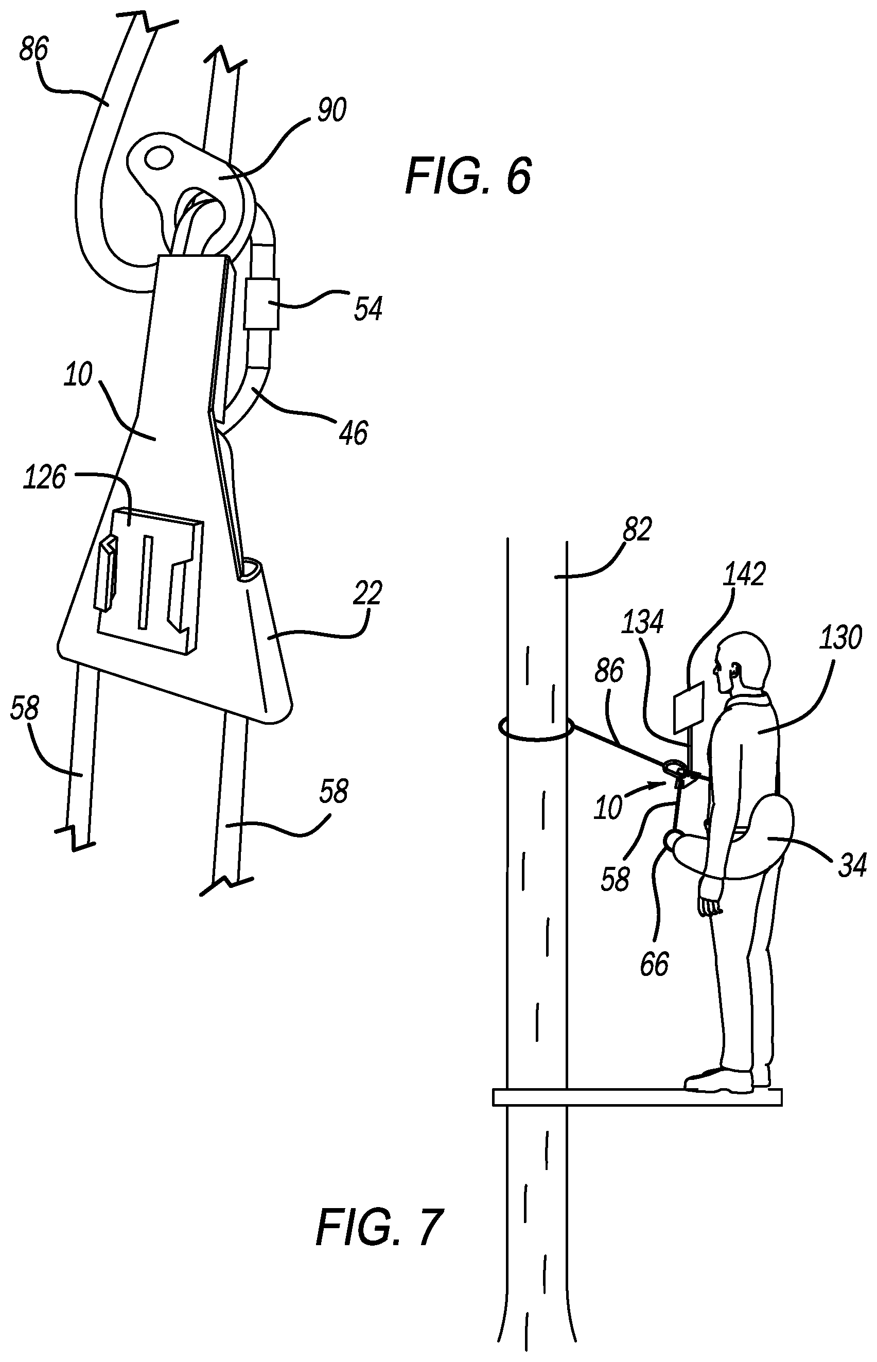 Patent US12504116 Figure 4 – Accessory support for hunting saddle