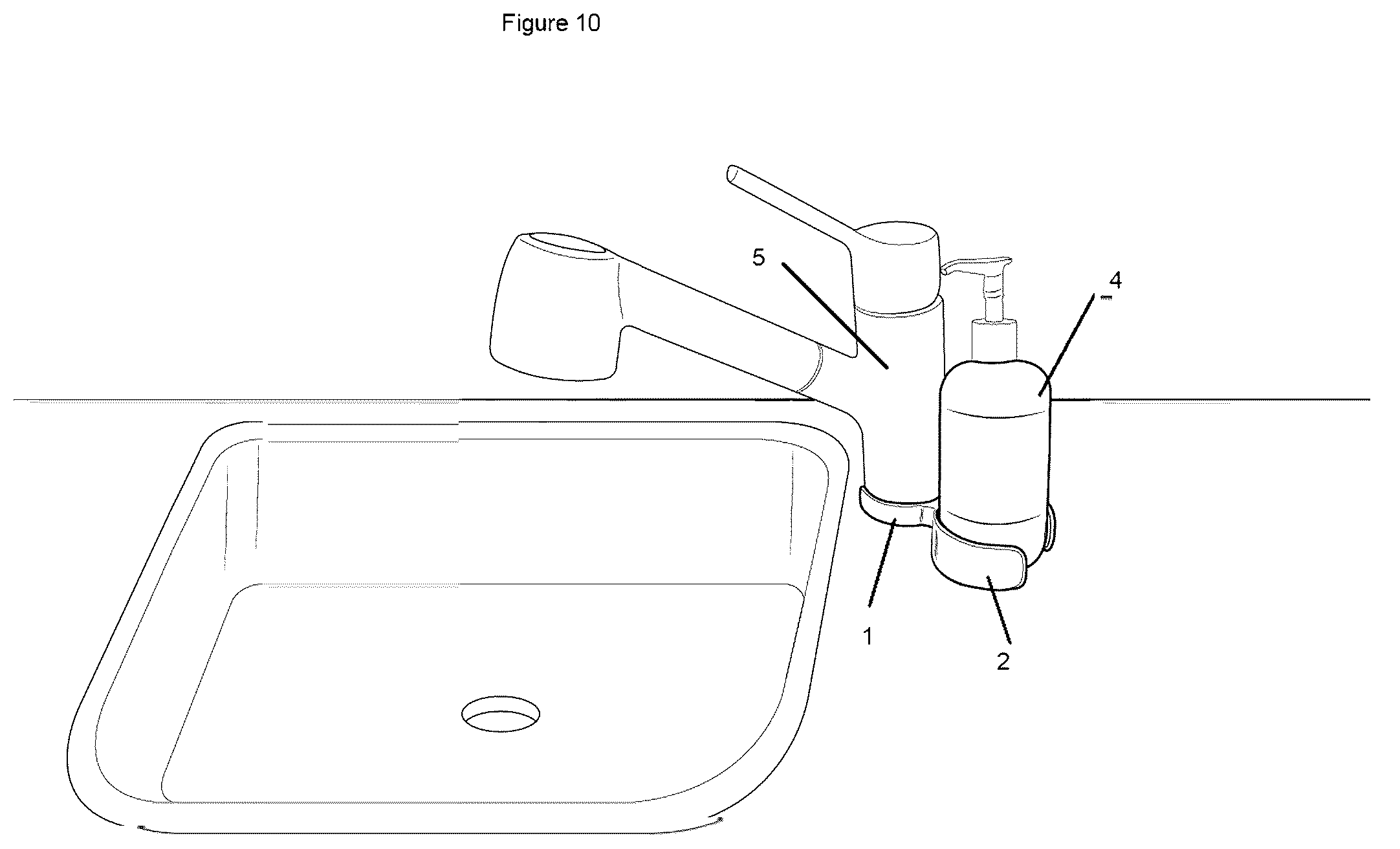 Patent US12504118 Figure 7 – Soap swivel caddy