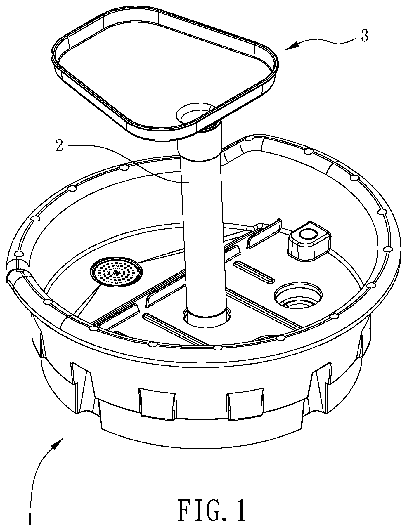 Patent US12504120 Figure 1 – Waste oil recycling device