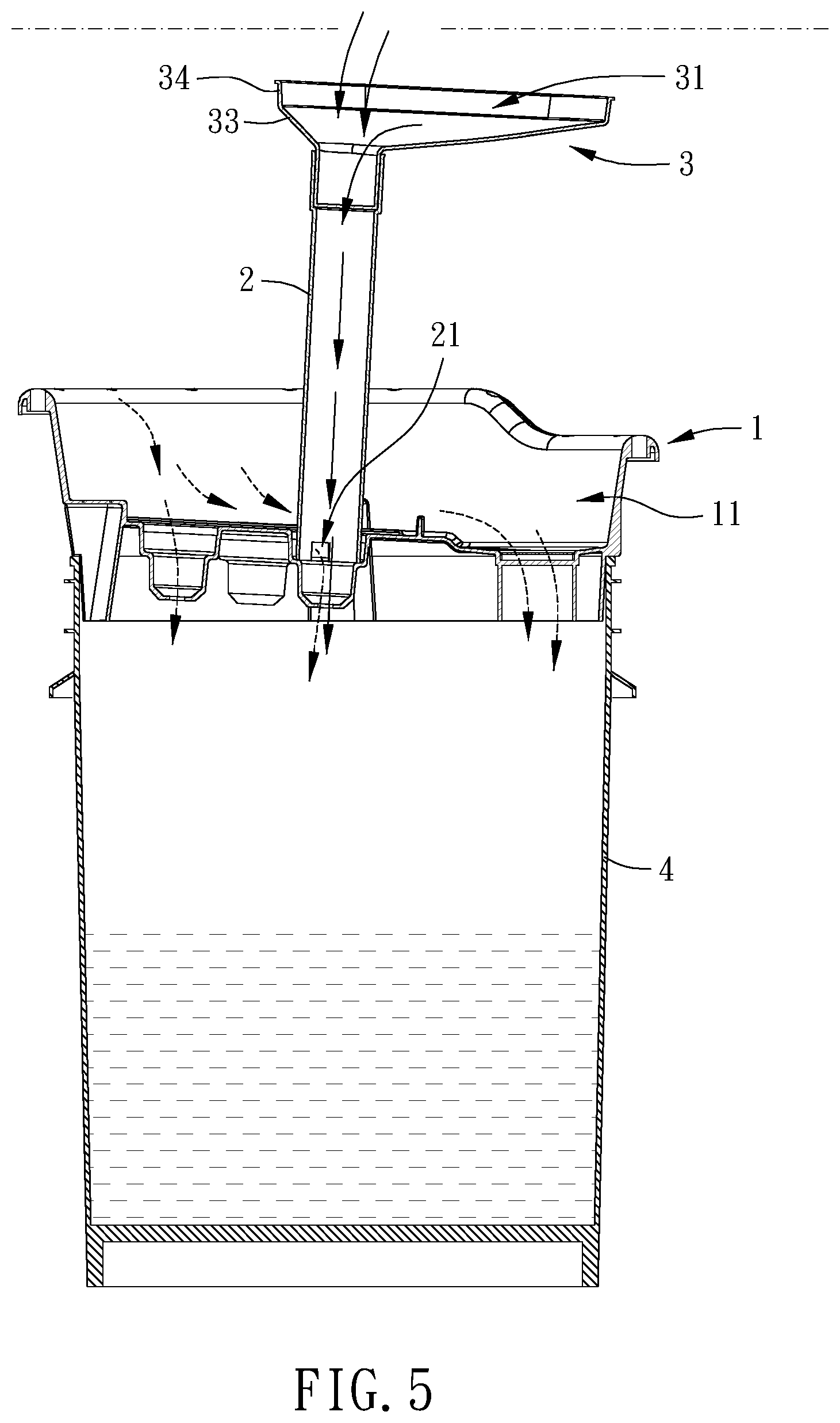Patent US12504120 Figure 5 – Waste oil recycling device