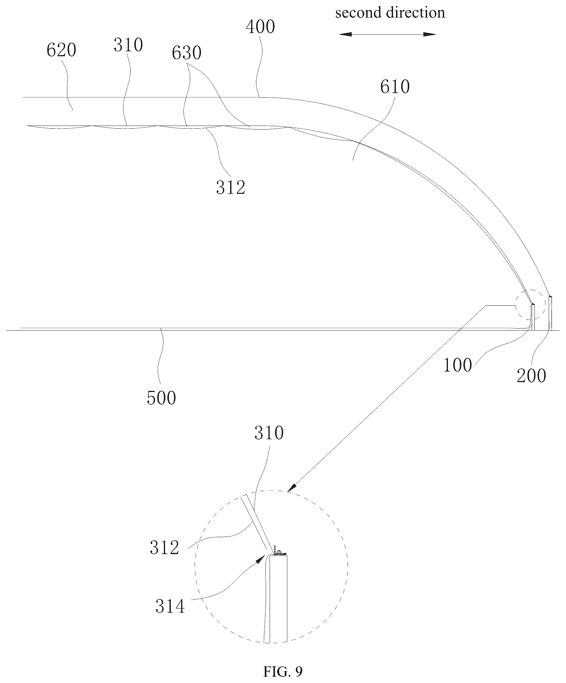 Patent US12504123 Figure 5 – Gas storage reservoir, energy storage device, and control method and mounting method for gas storage reservoir
