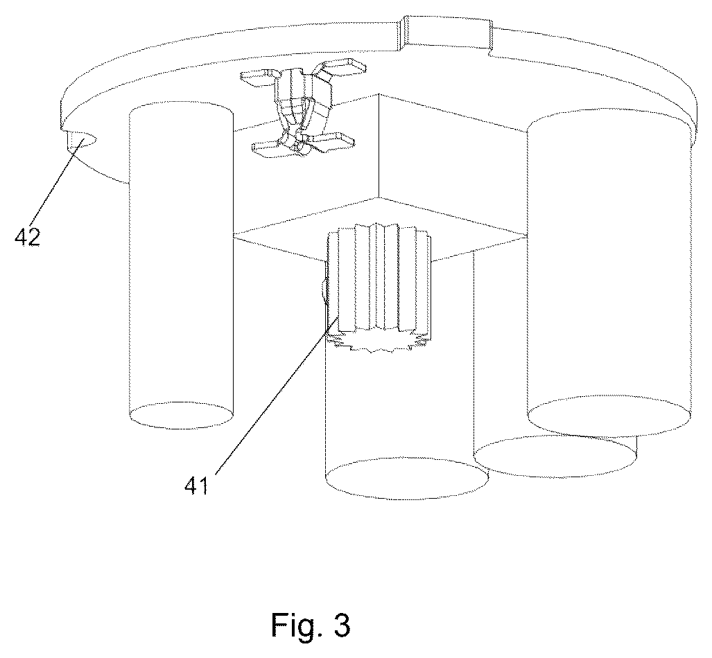 Patent US12504130 Figure 3 – Lighting apparatus with switch rotating ring at bottom of edison cap