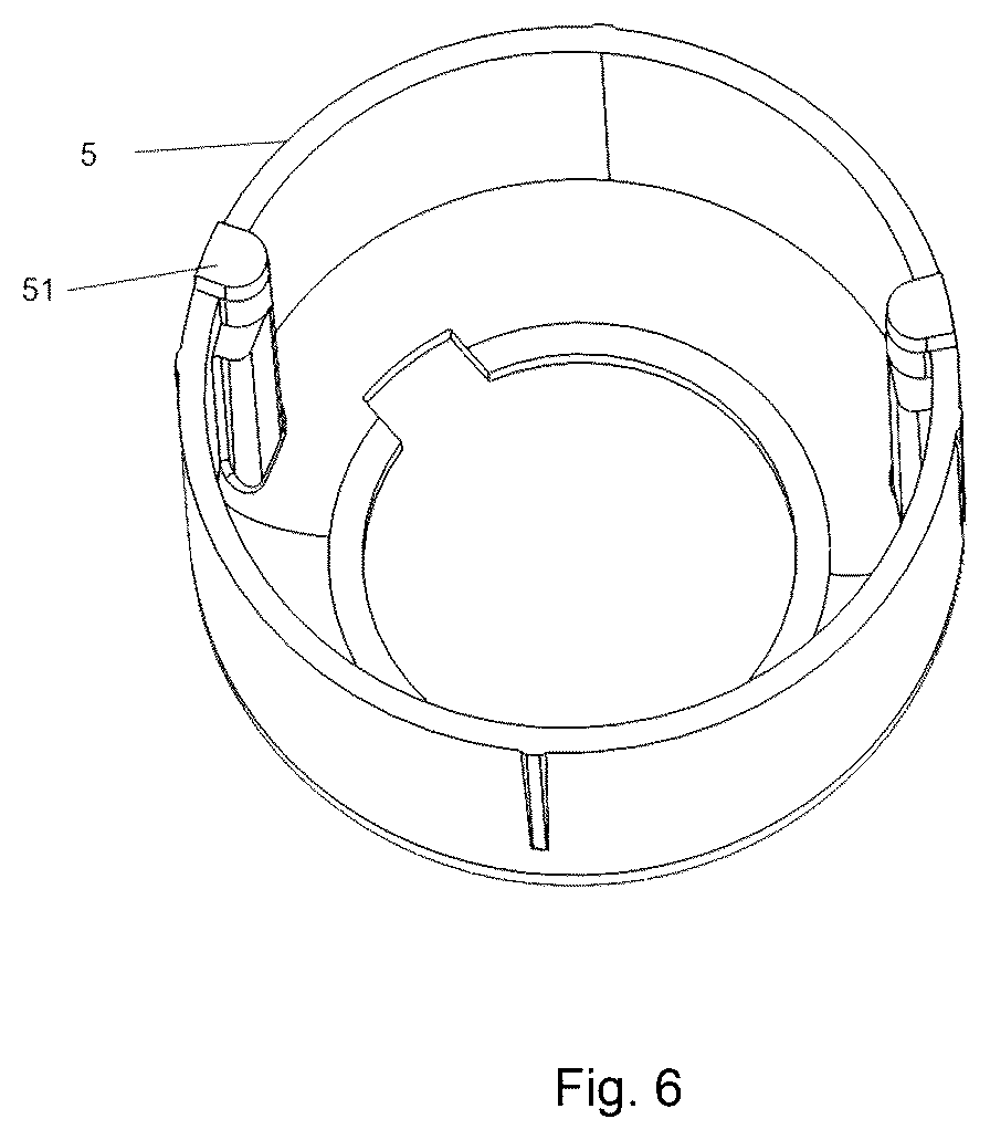 Patent US12504130 Figure 6 – Lighting apparatus with switch rotating ring at bottom of edison cap